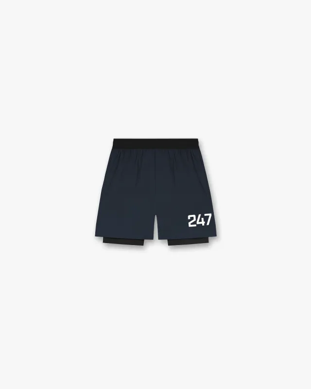 247 Trail Short - Navy sold by Represent