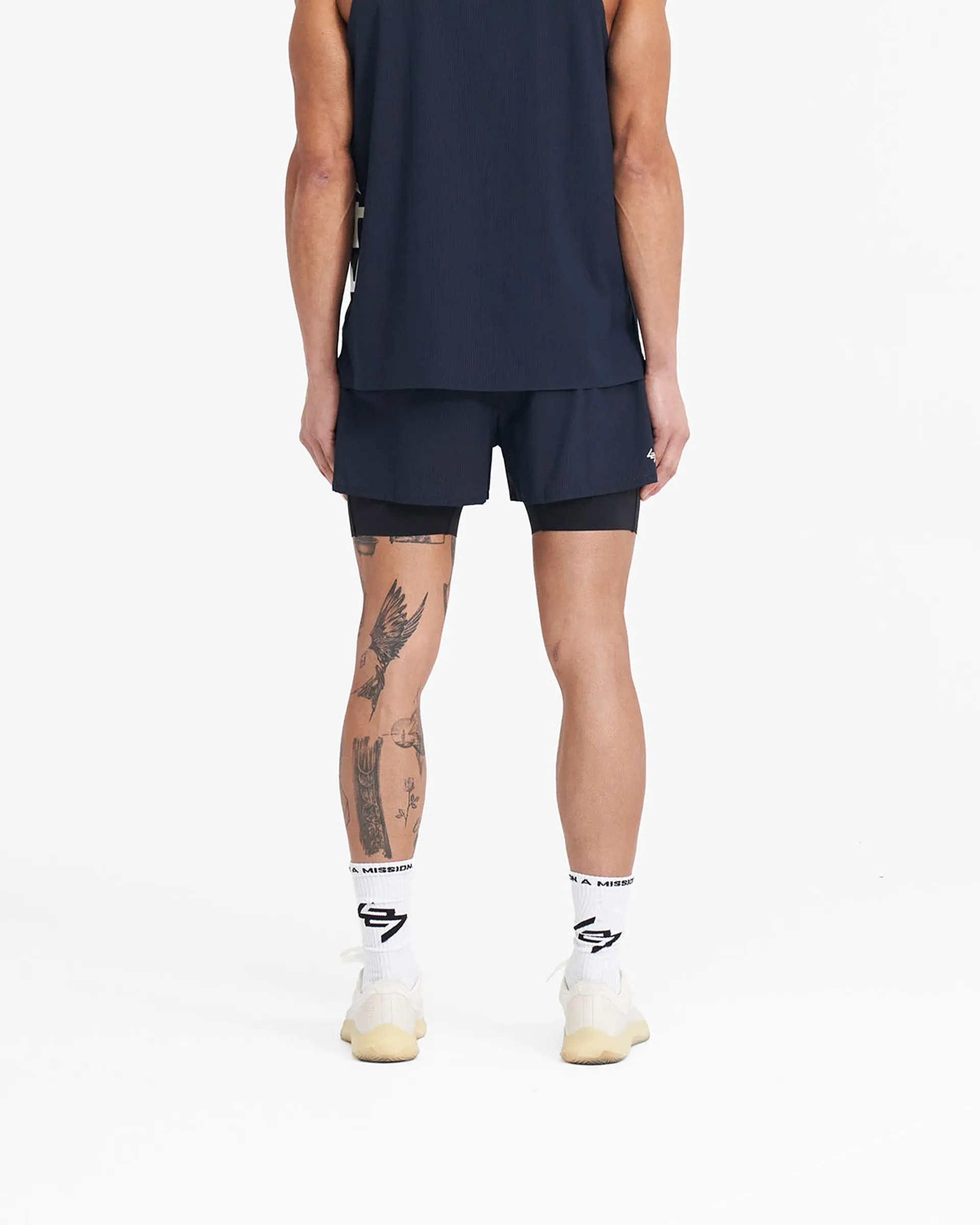 247 Trail Short - Navy sold by Represent product image thumbnail 4