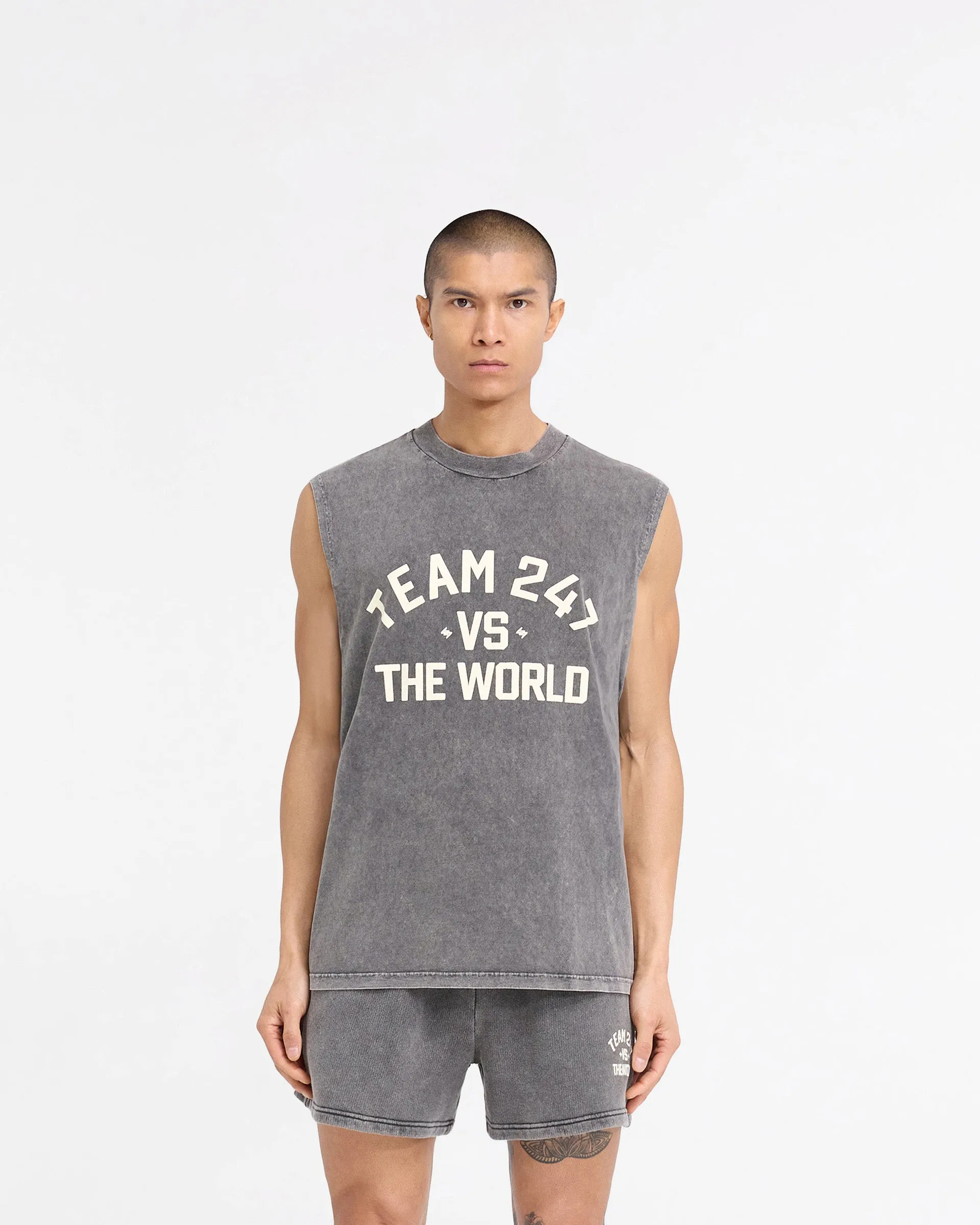 247 Vs The World Tank - Pewter sold by Represent product image thumbnail 3