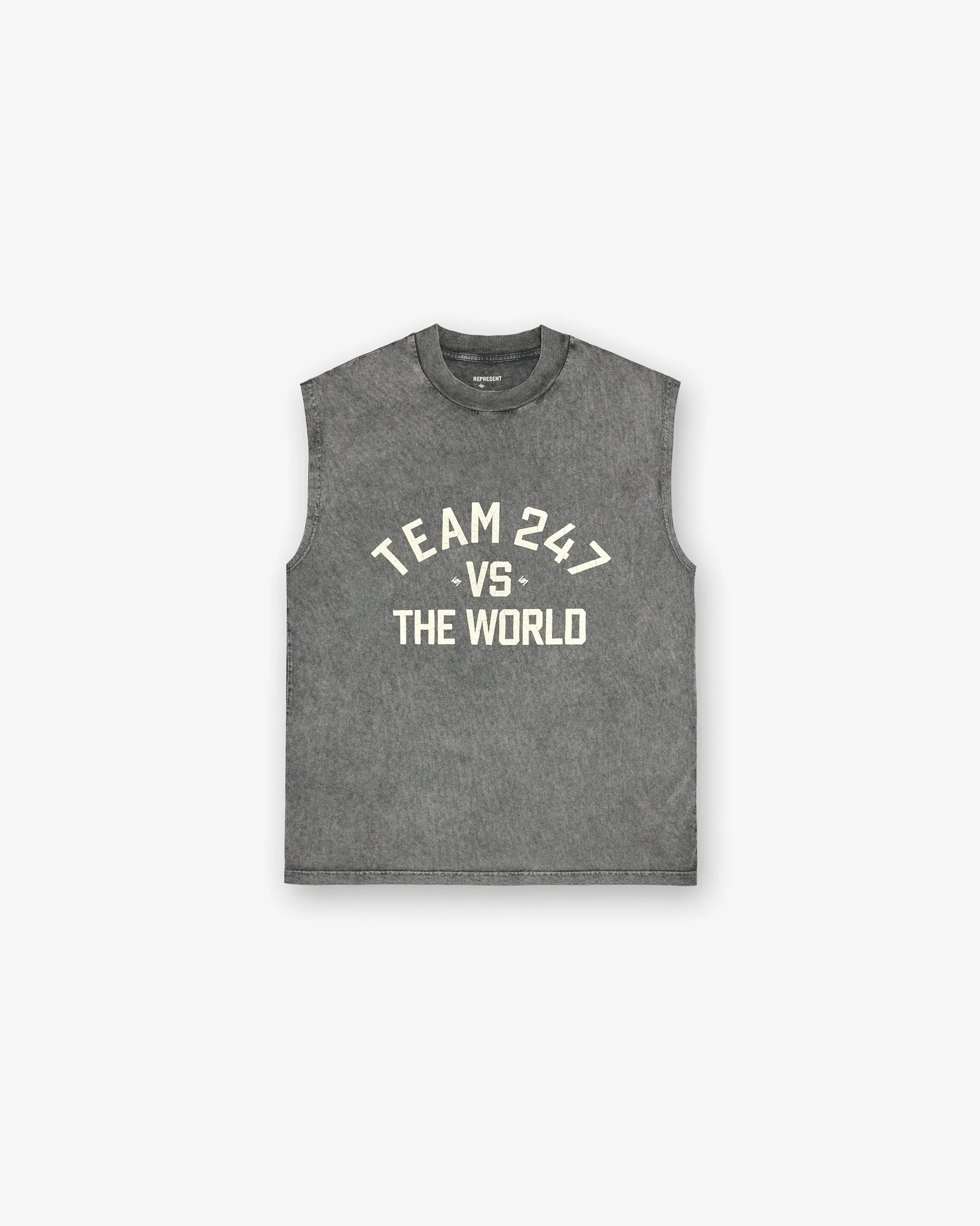 247 Vs The World Tank - Pewter sold by Represent