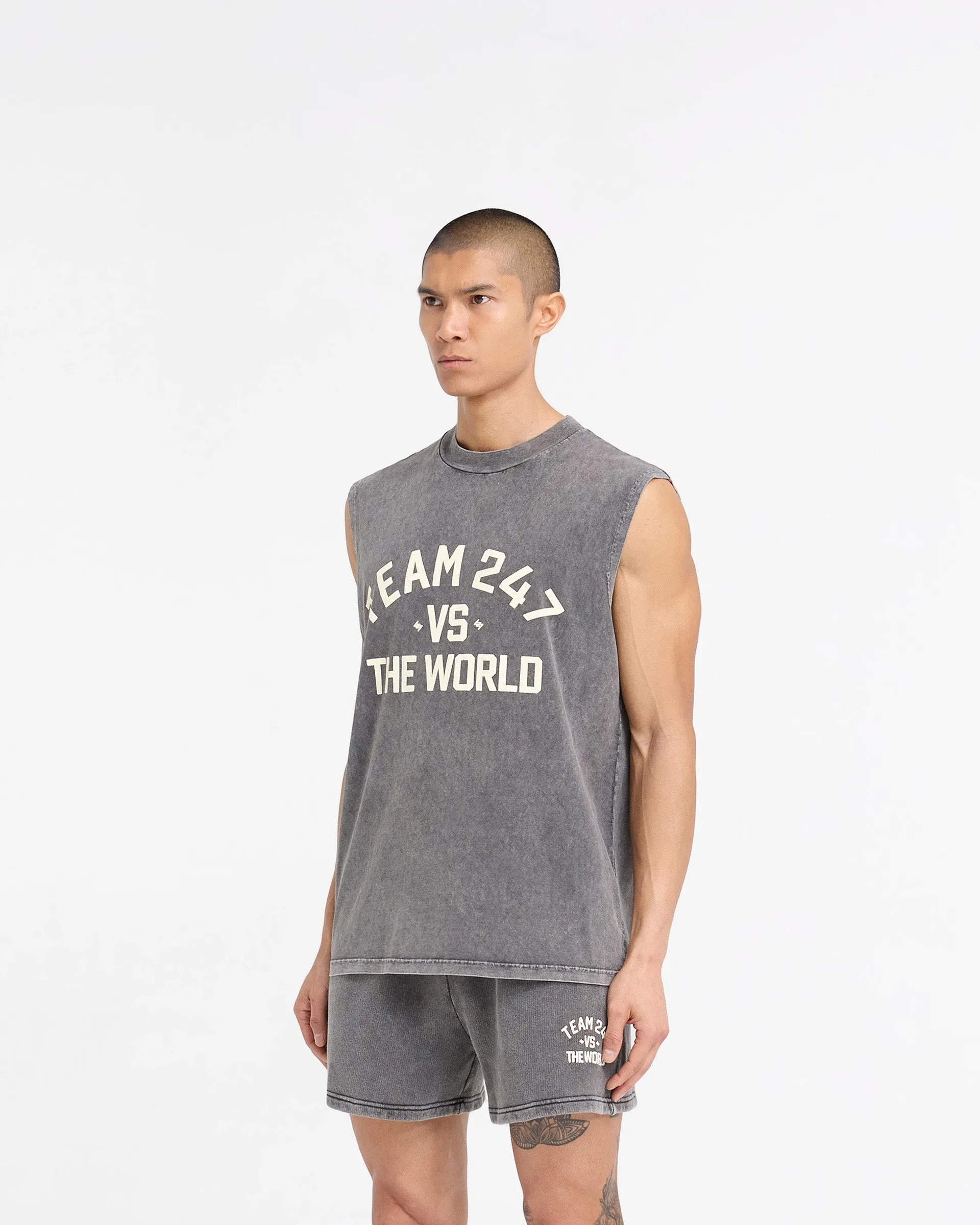 247 Vs The World Tank - Pewter sold by Represent product image thumbnail 4