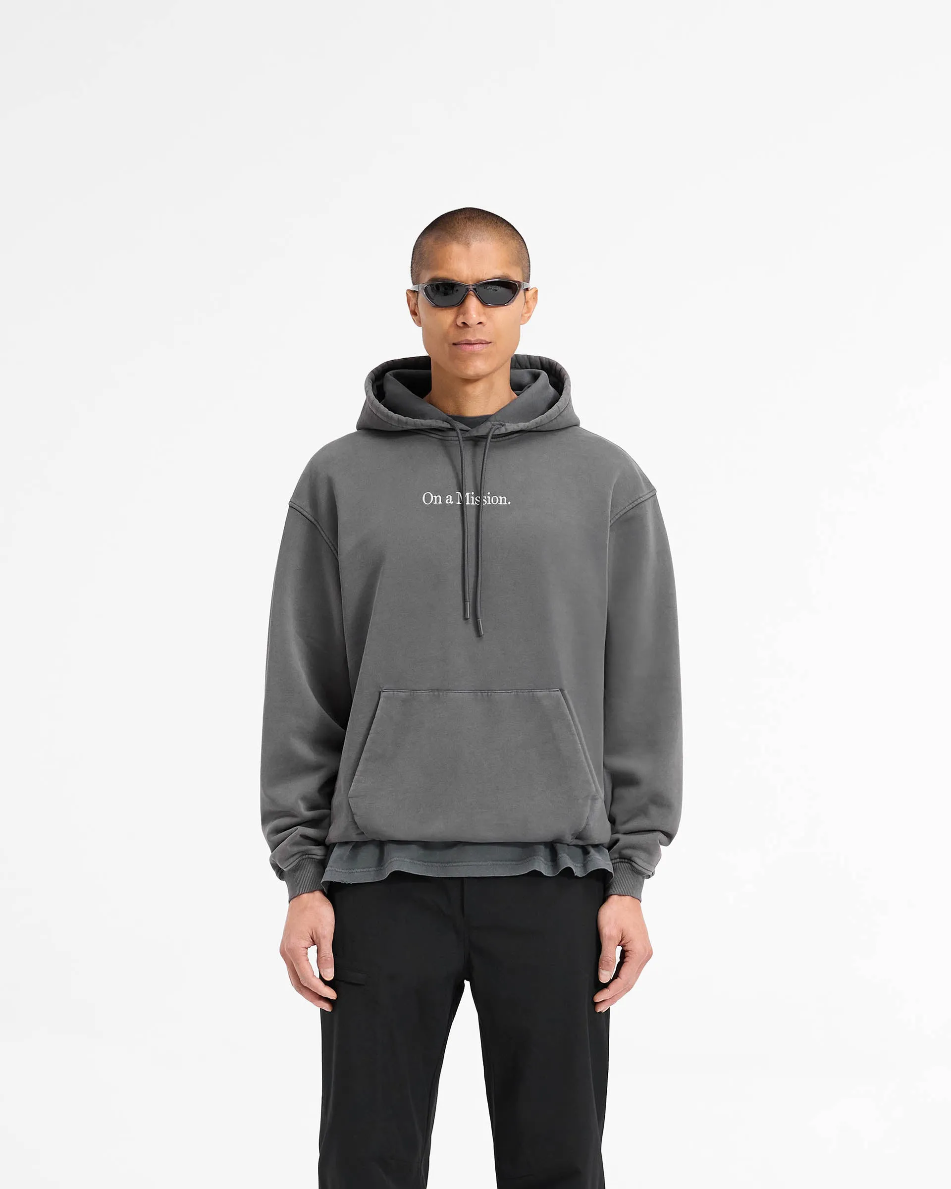 247 On A Mission Hoodie - Aged Black sold by Represent product image thumbnail 3
