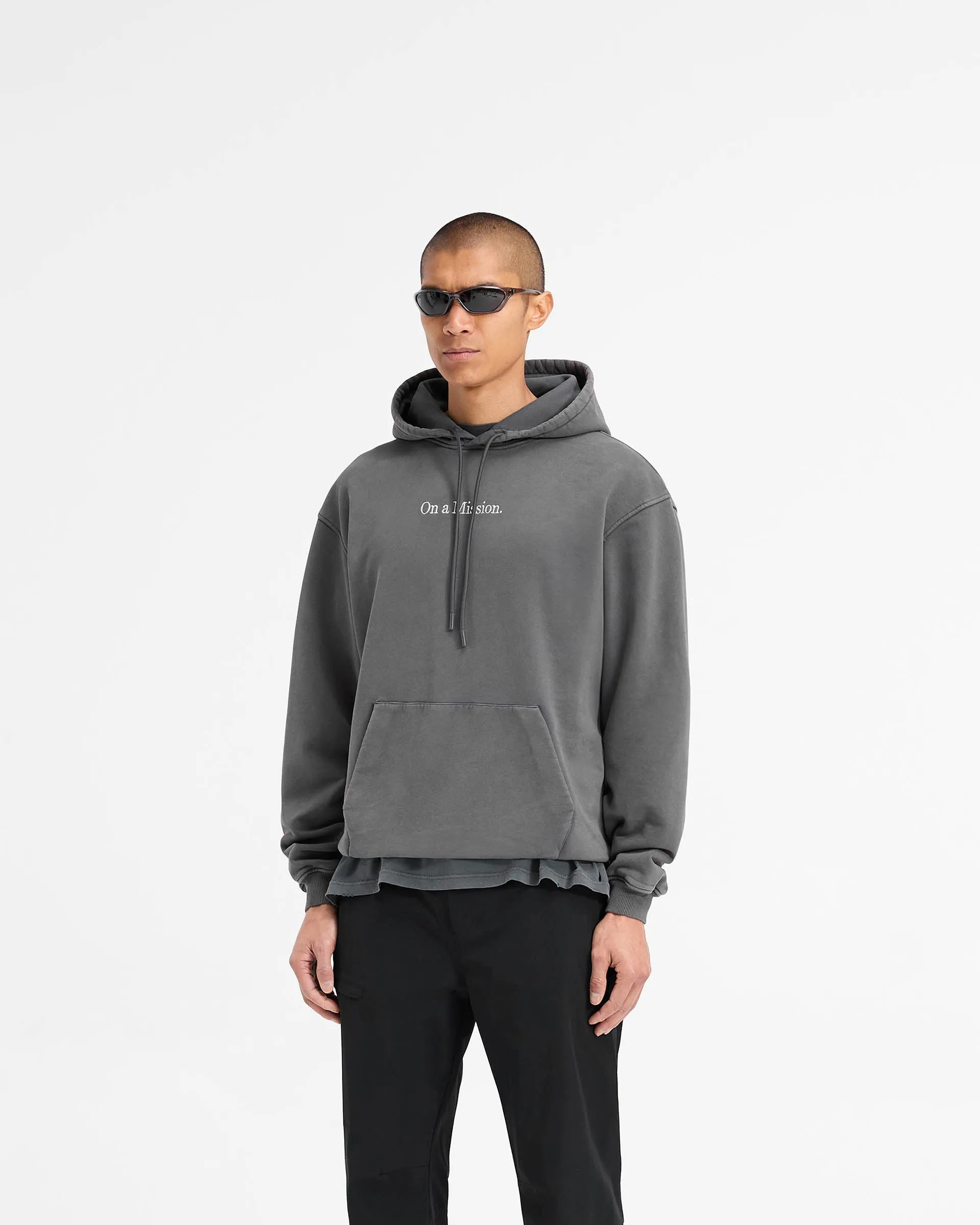 247 On A Mission Hoodie - Aged Black sold by Represent product image thumbnail 2