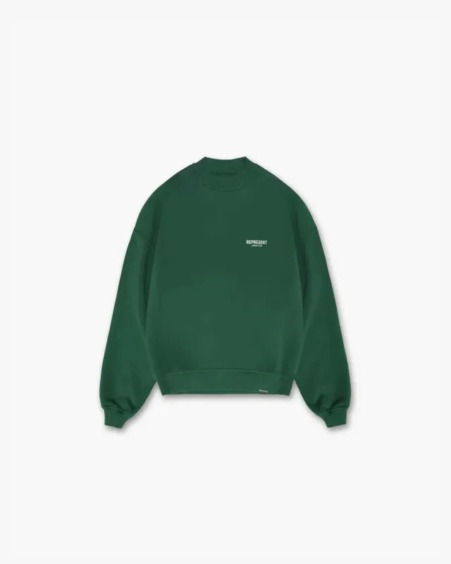 Represent Owners Club Sweater - Racing Green sold by Represent