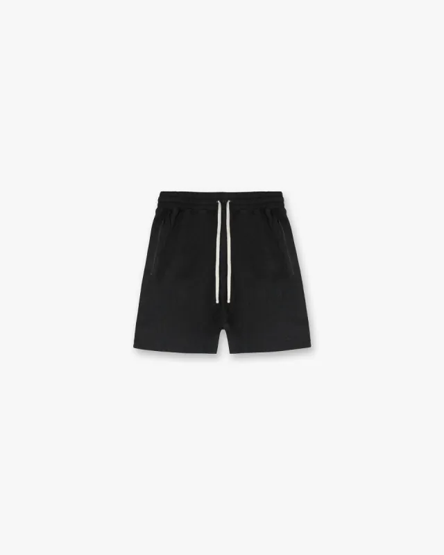 Boucle Knit Shorts - Jet Black sold by Represent