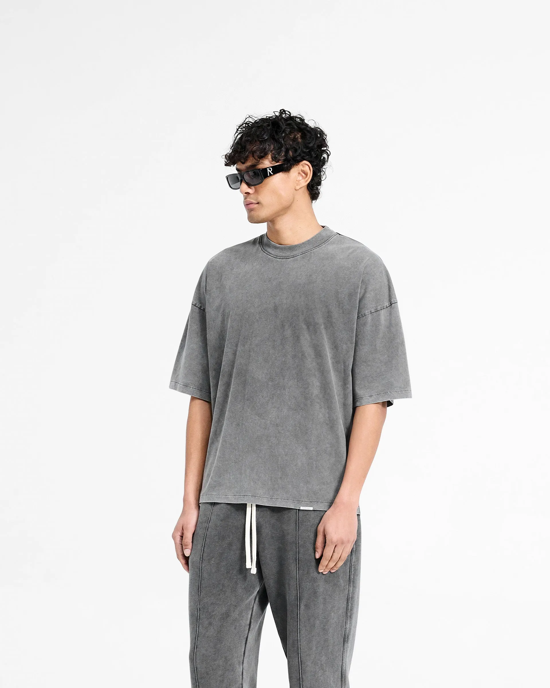 Initial Boxy T-Shirt - Vintage Grey sold by Represent product image thumbnail 2
