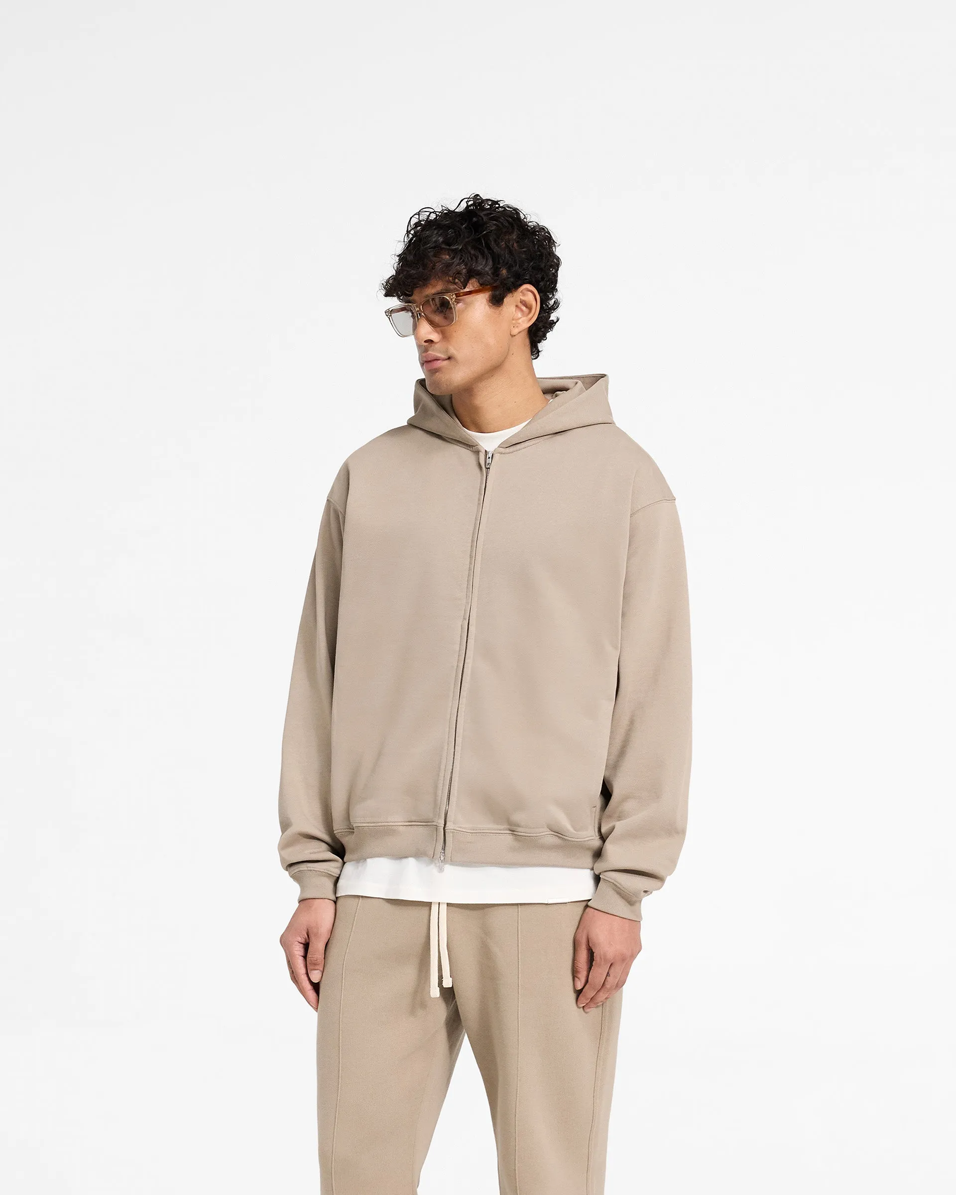 Initial Zip Hoodie - Dune sold by Represent product image thumbnail 2