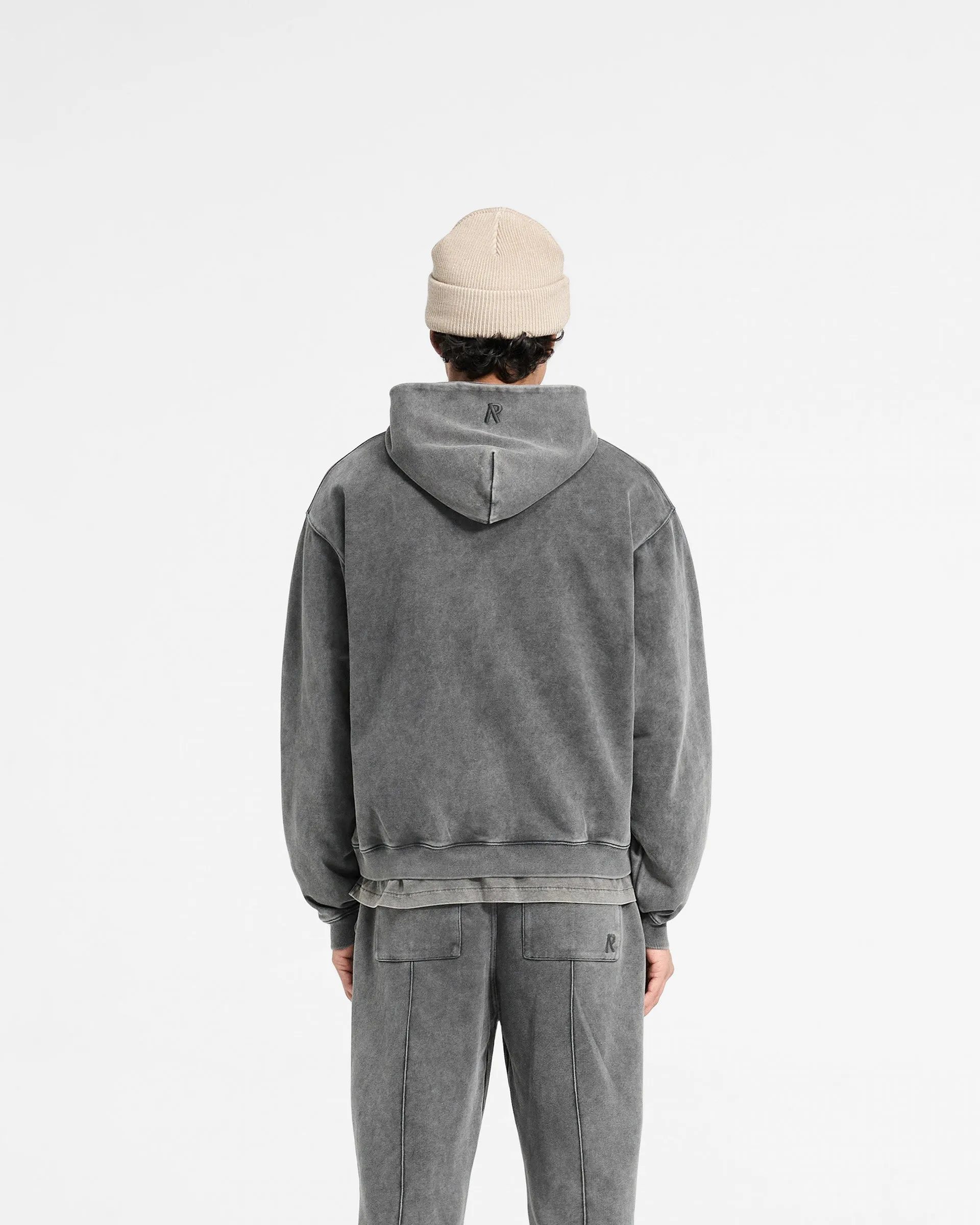 Initial Zip Hoodie - Vintage Grey sold by Represent product image thumbnail 4
