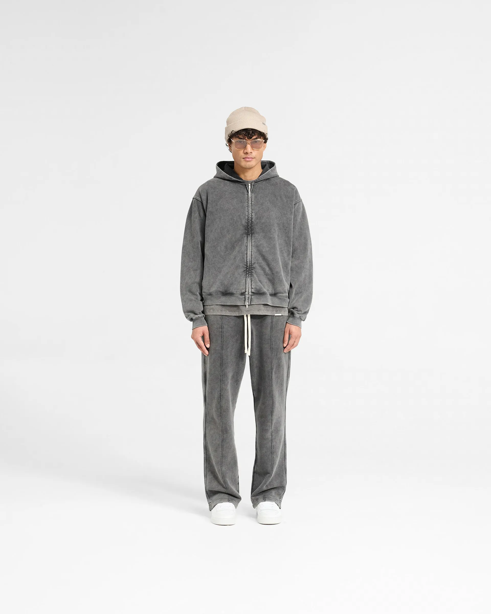 Initial Zip Hoodie - Vintage Grey sold by Represent product image thumbnail 5