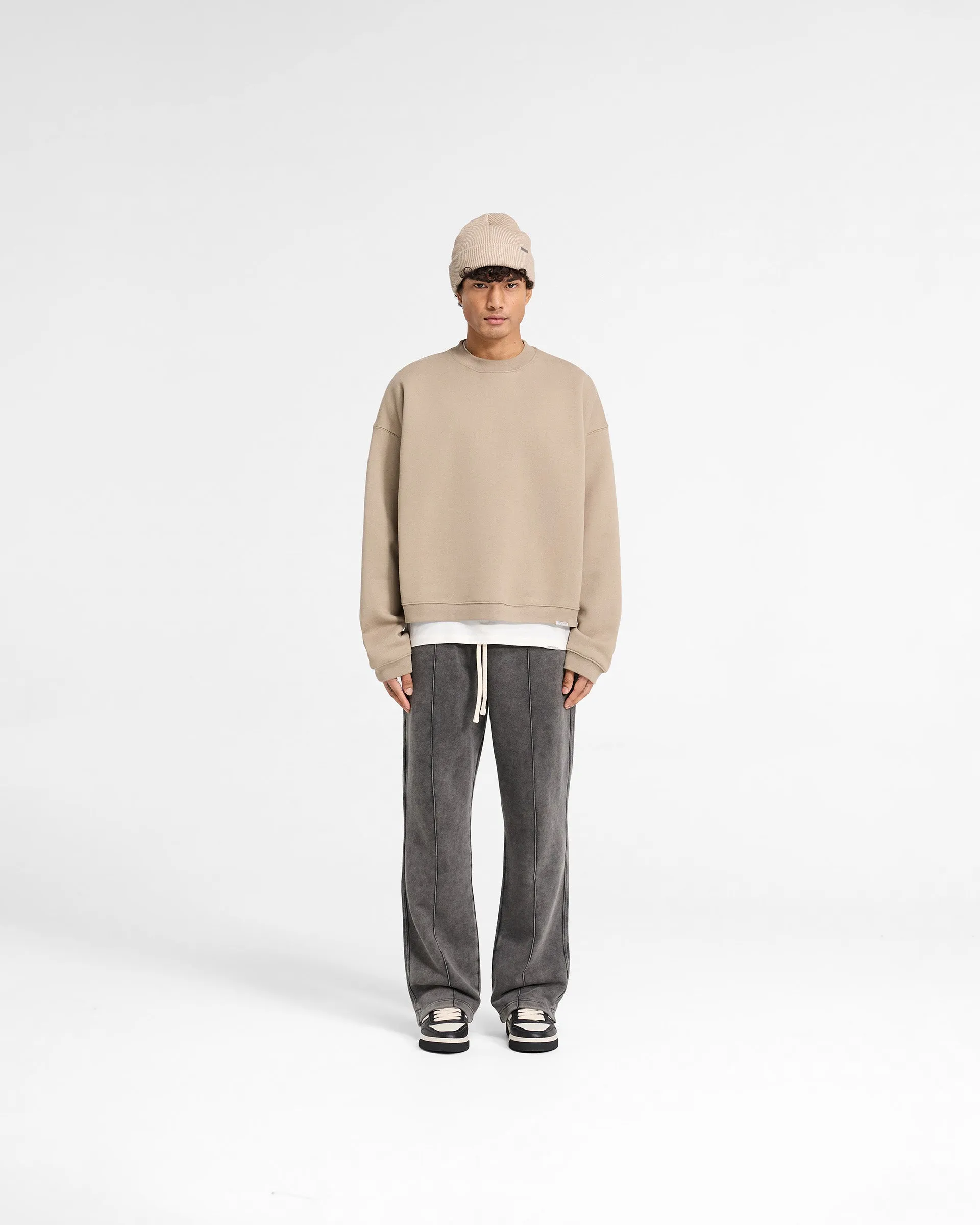 Initial Boxy Sweater - Dune sold by Represent product image thumbnail 5