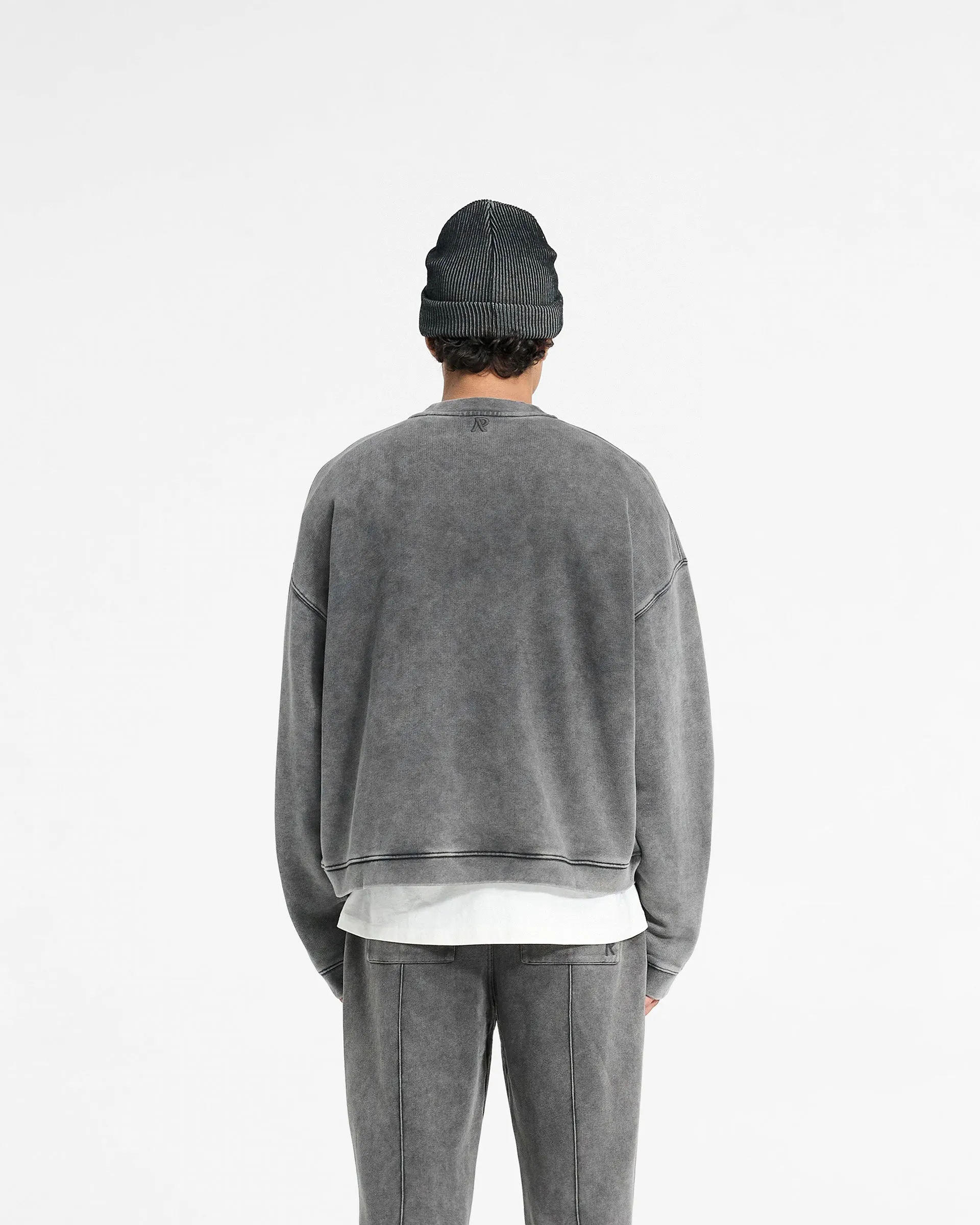 Initial Boxy Sweater - Vintage Grey sold by Represent product image thumbnail 4