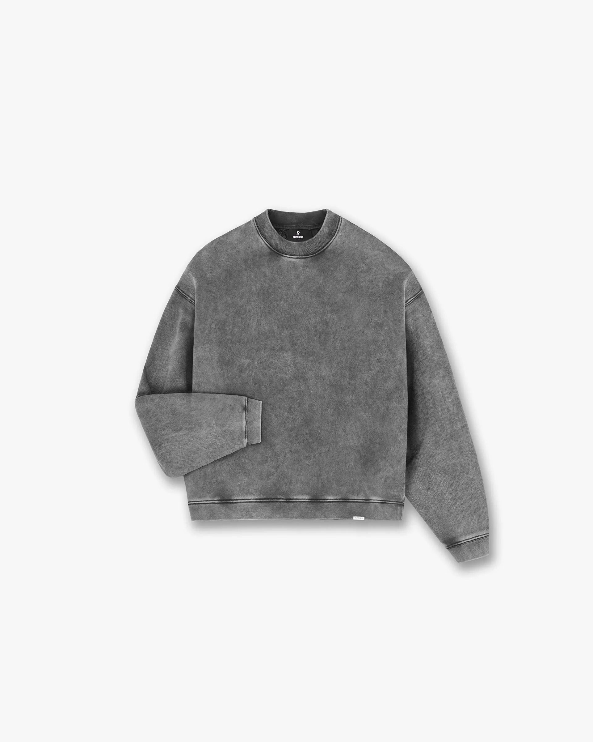 Initial Boxy Sweater - Vintage Grey sold by Represent