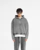 Initial Boxy Zip Through Hoodie - Vintage Grey sold by Represent