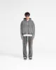 Initial Boxy Zip Through Hoodie - Vintage Grey sold by Represent