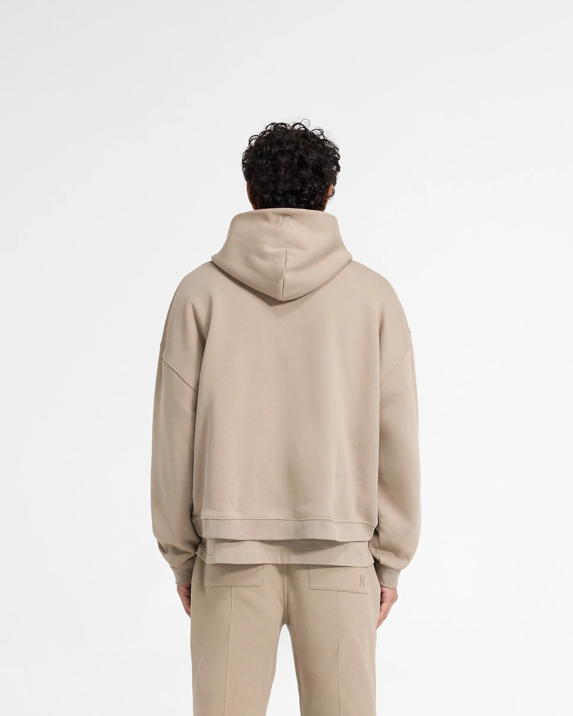 Initial Boxy Hoodie - Dune sold by Represent product image thumbnail 4