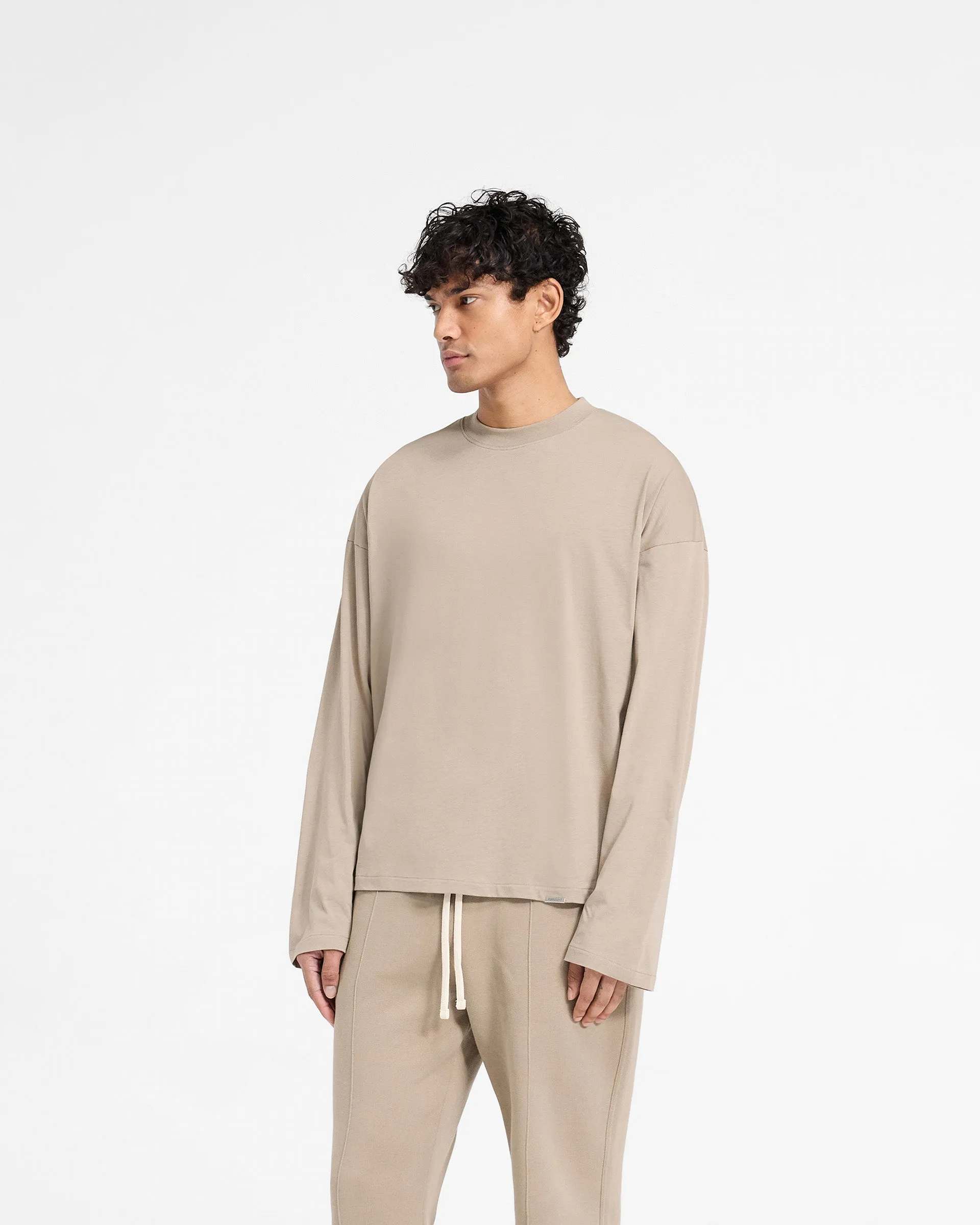 Initial Long Sleeve Open Cuff T-Shirt - Dune sold by Represent product image thumbnail 2