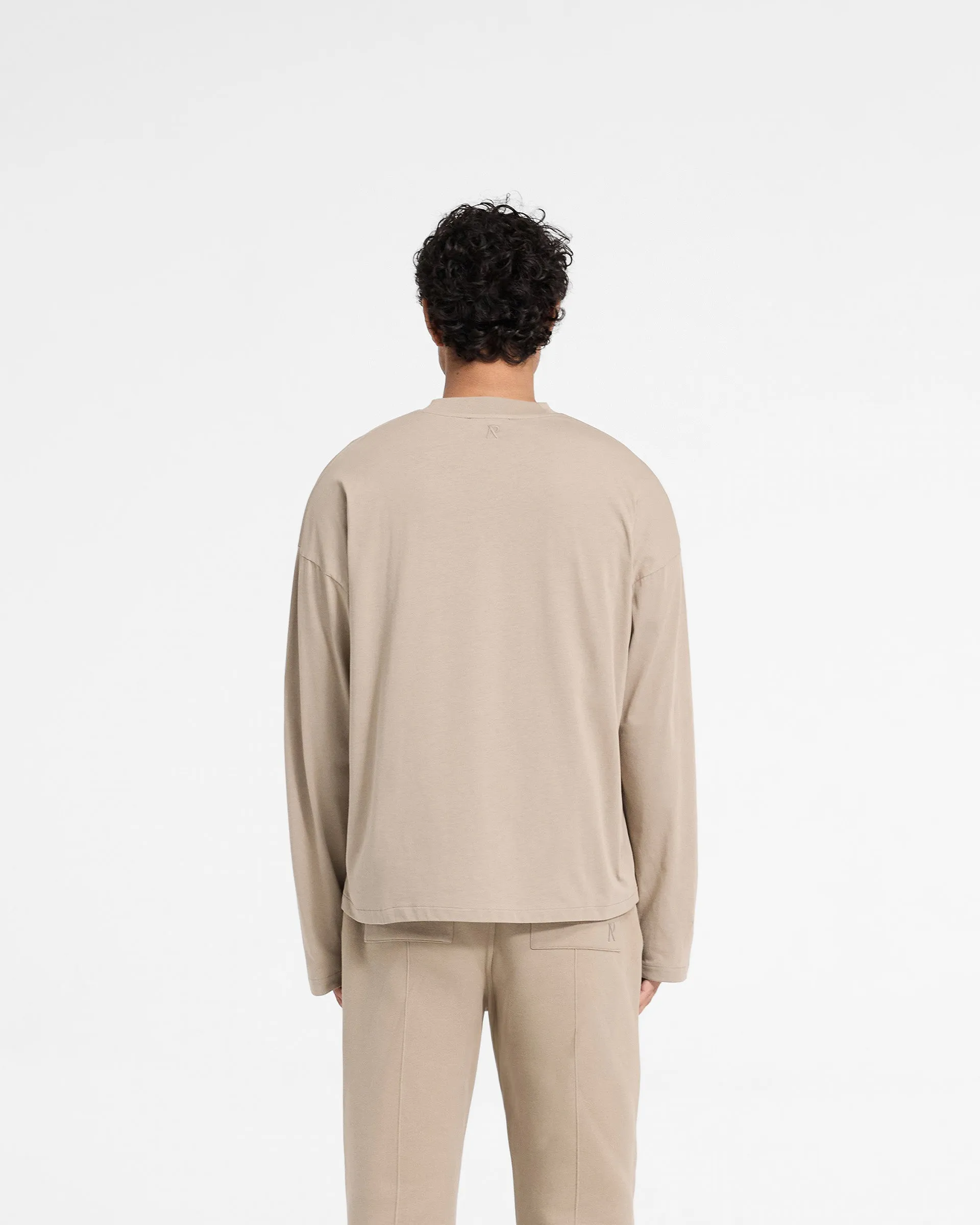 Initial Long Sleeve Open Cuff T-Shirt - Dune sold by Represent product image thumbnail 4