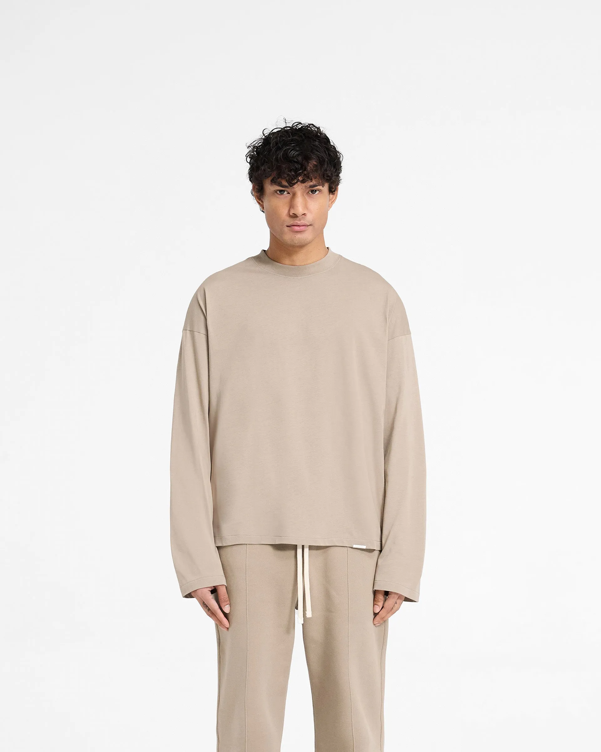 Initial Long Sleeve Open Cuff T-Shirt - Dune sold by Represent product image thumbnail 3