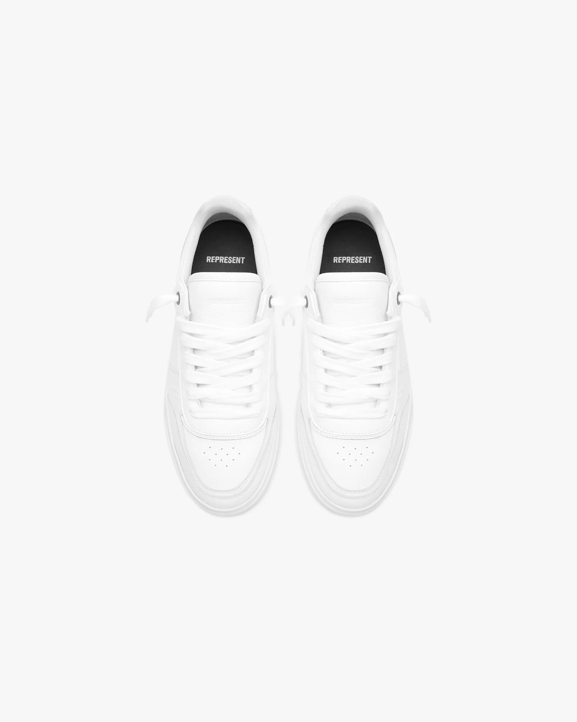 Initial Sneaker - Leather - Flat White sold by Represent product image thumbnail 5