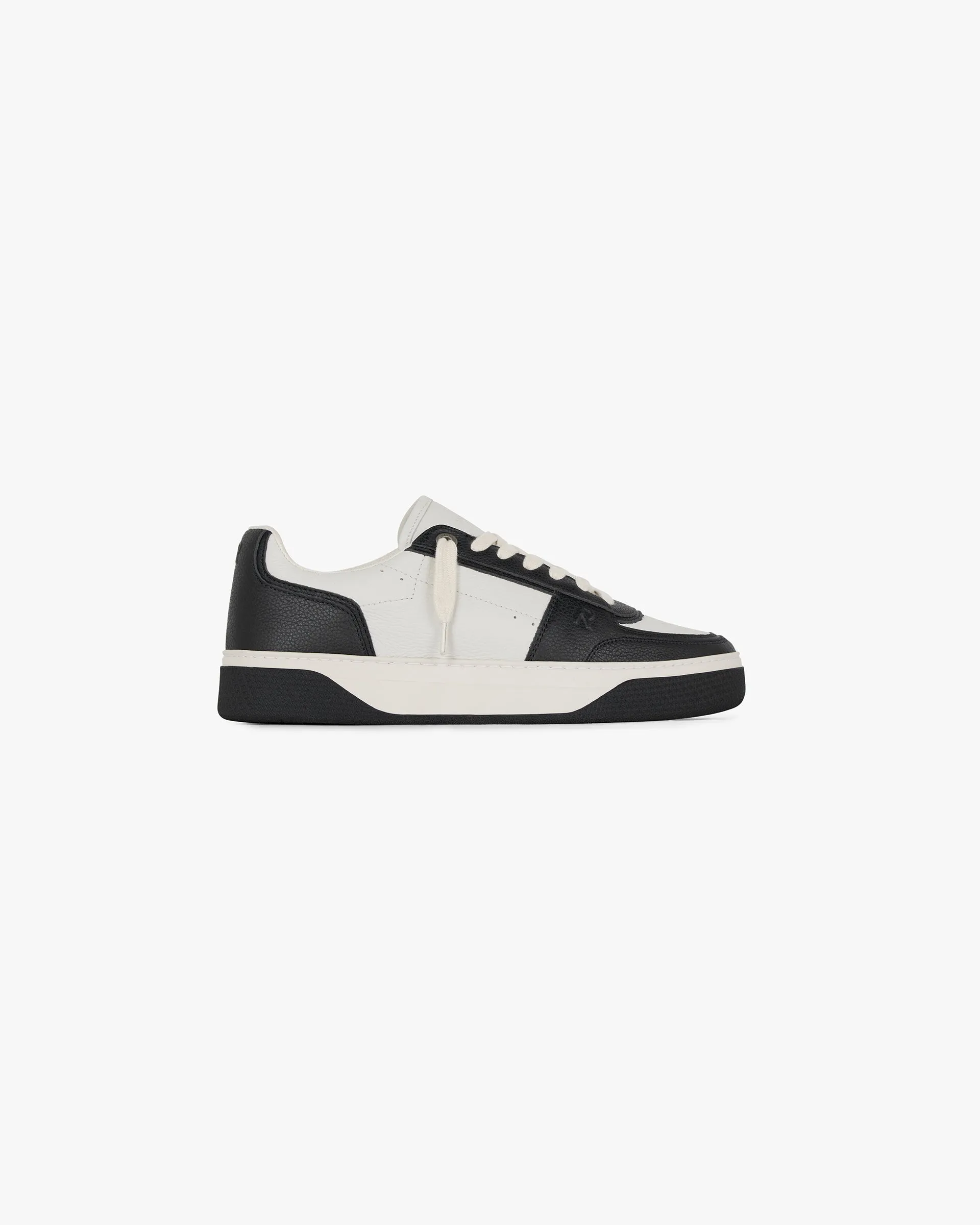 Initial Sneaker - Leather - Black Vintage White sold by Represent