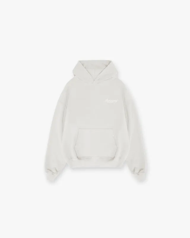 Represent X Ounass Owners Club Script Hoodie - Rock sold by Represent