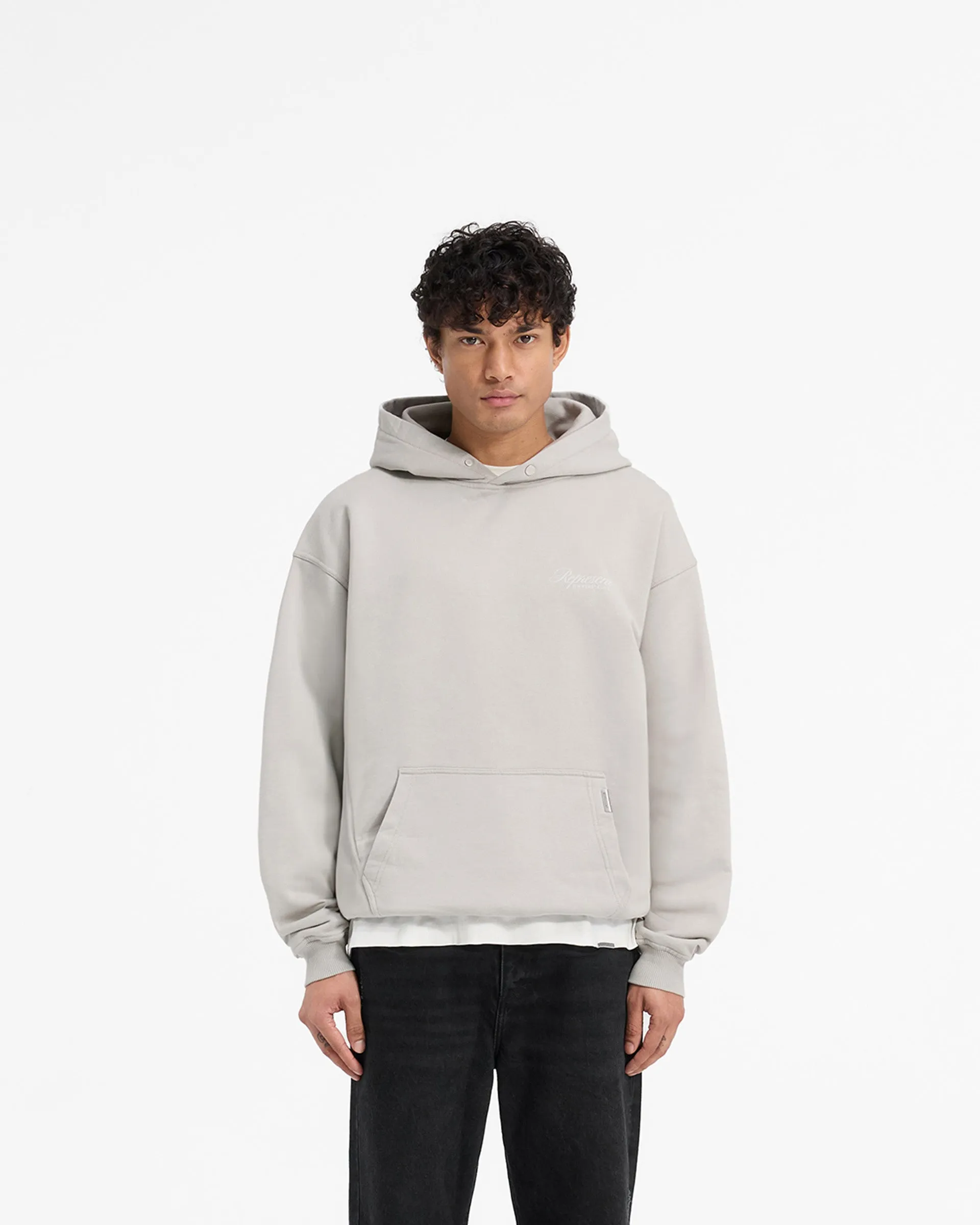 Represent X Ounass Owners Club Script Hoodie - Rock sold by Represent product image thumbnail 3