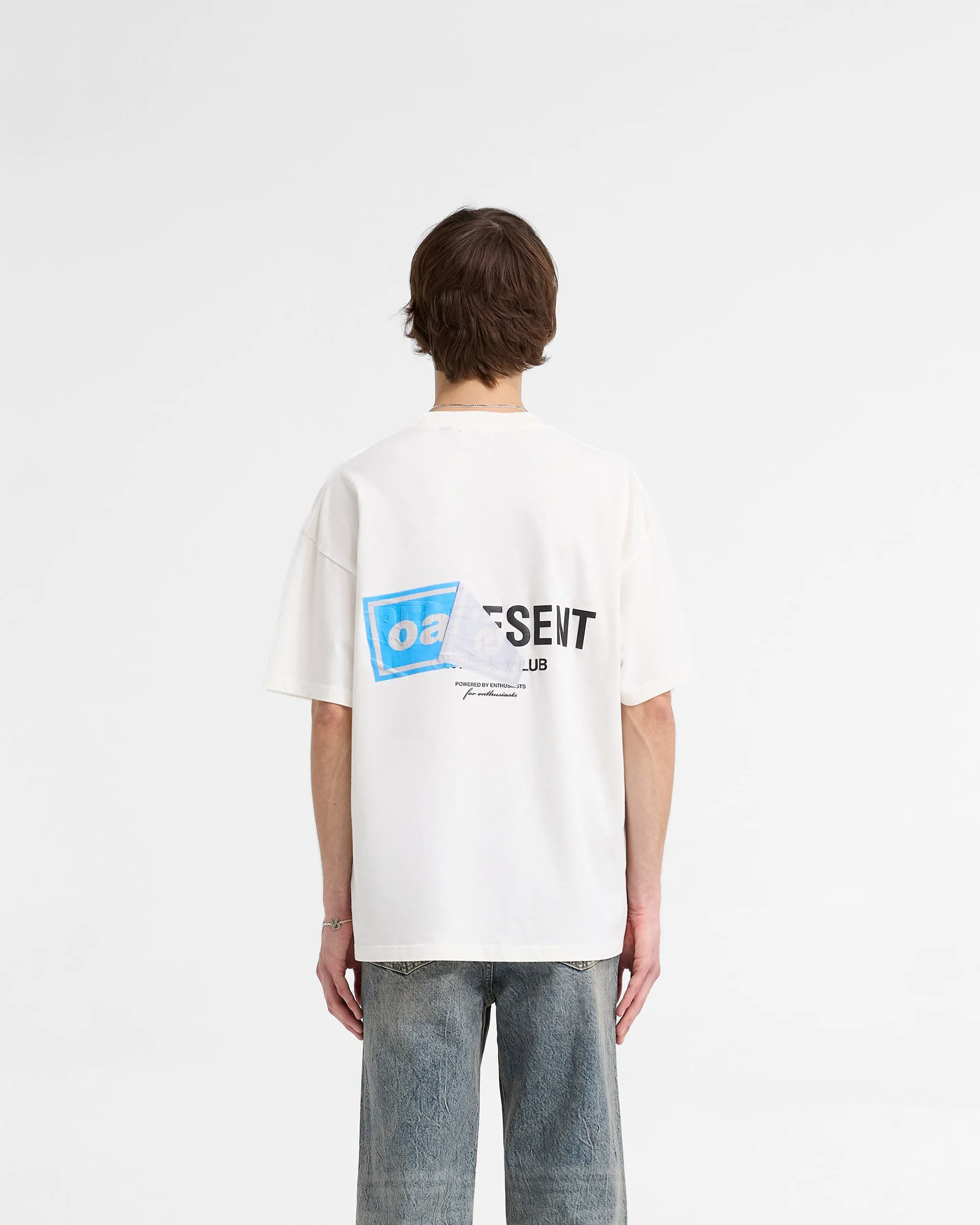 Represent X Oasis Owners Club T-Shirt - Flat White sold by Represent product image thumbnail 4
