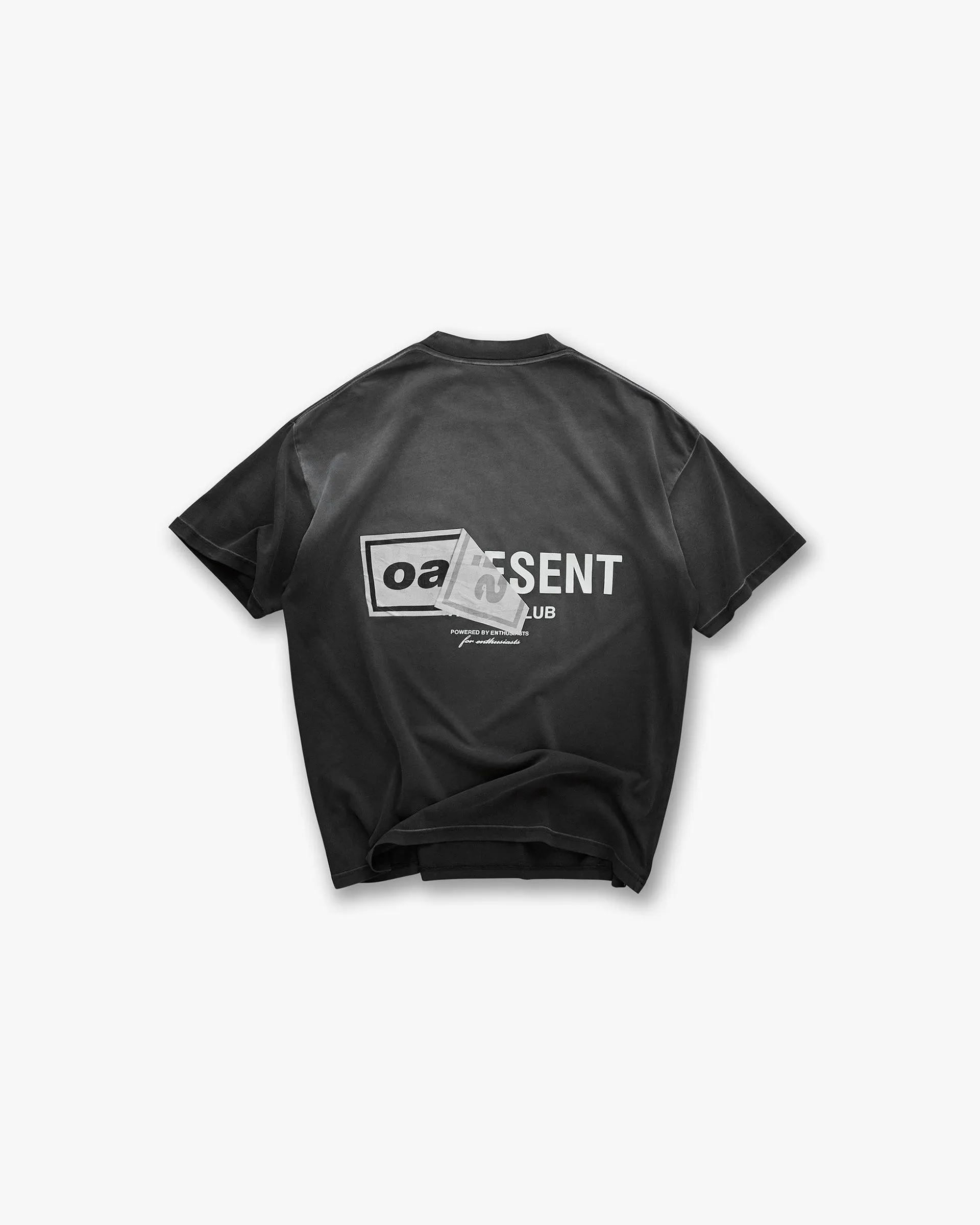Represent X Oasis Owners Club T-Shirt - Stained Black sold by Represent product image thumbnail 2