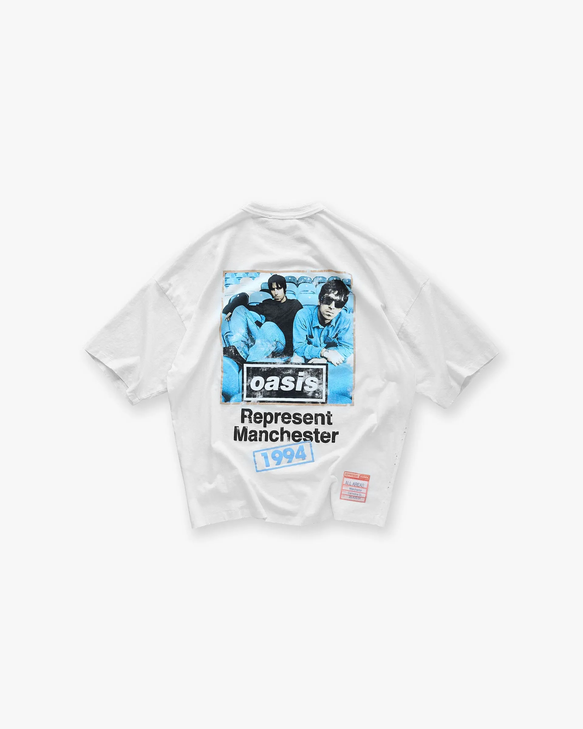 Represent X Oasis Maine Road T-Shirt - Flat White sold by Represent product image thumbnail 2