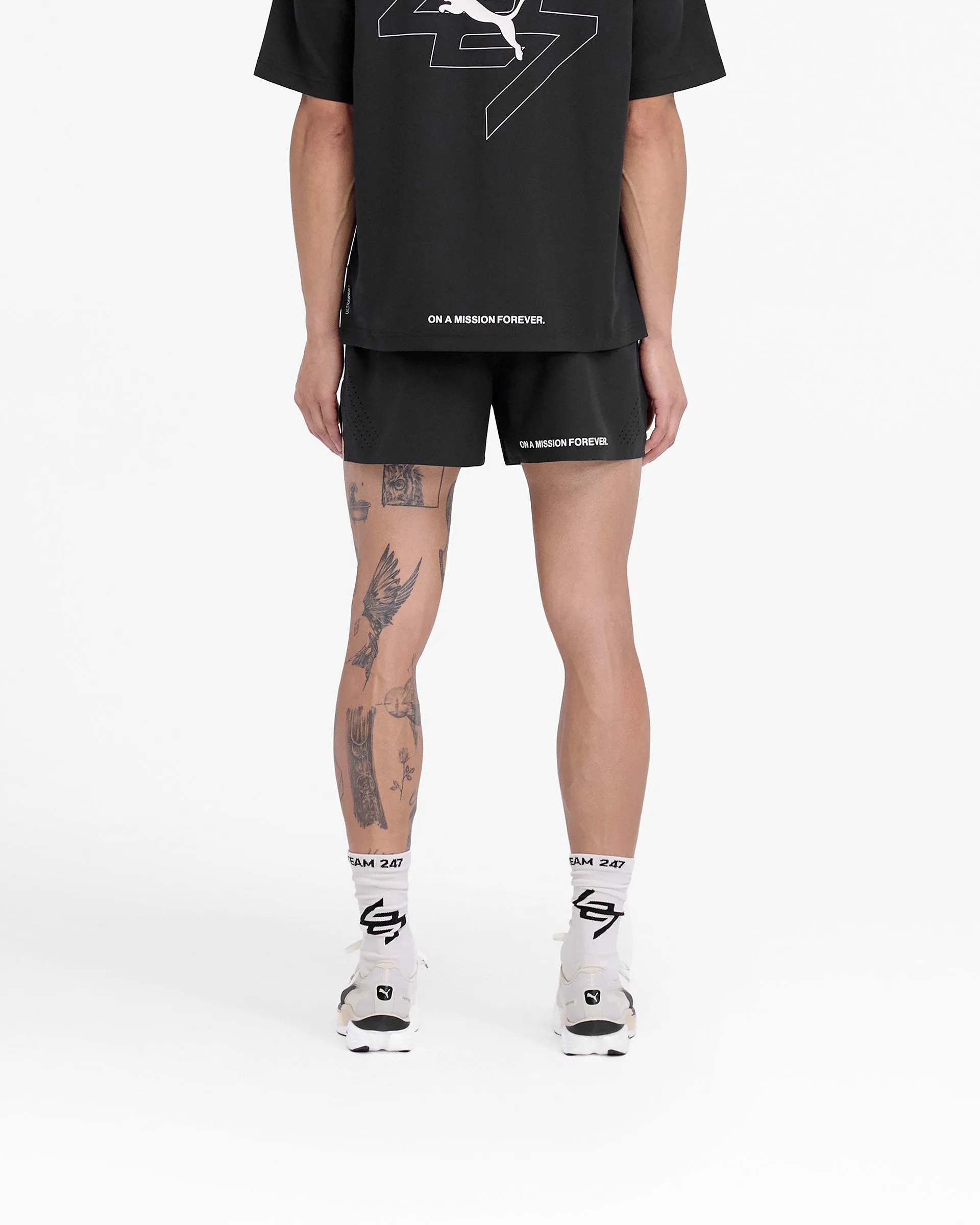 247 X Puma Shorts - Black sold by Represent product image thumbnail 5