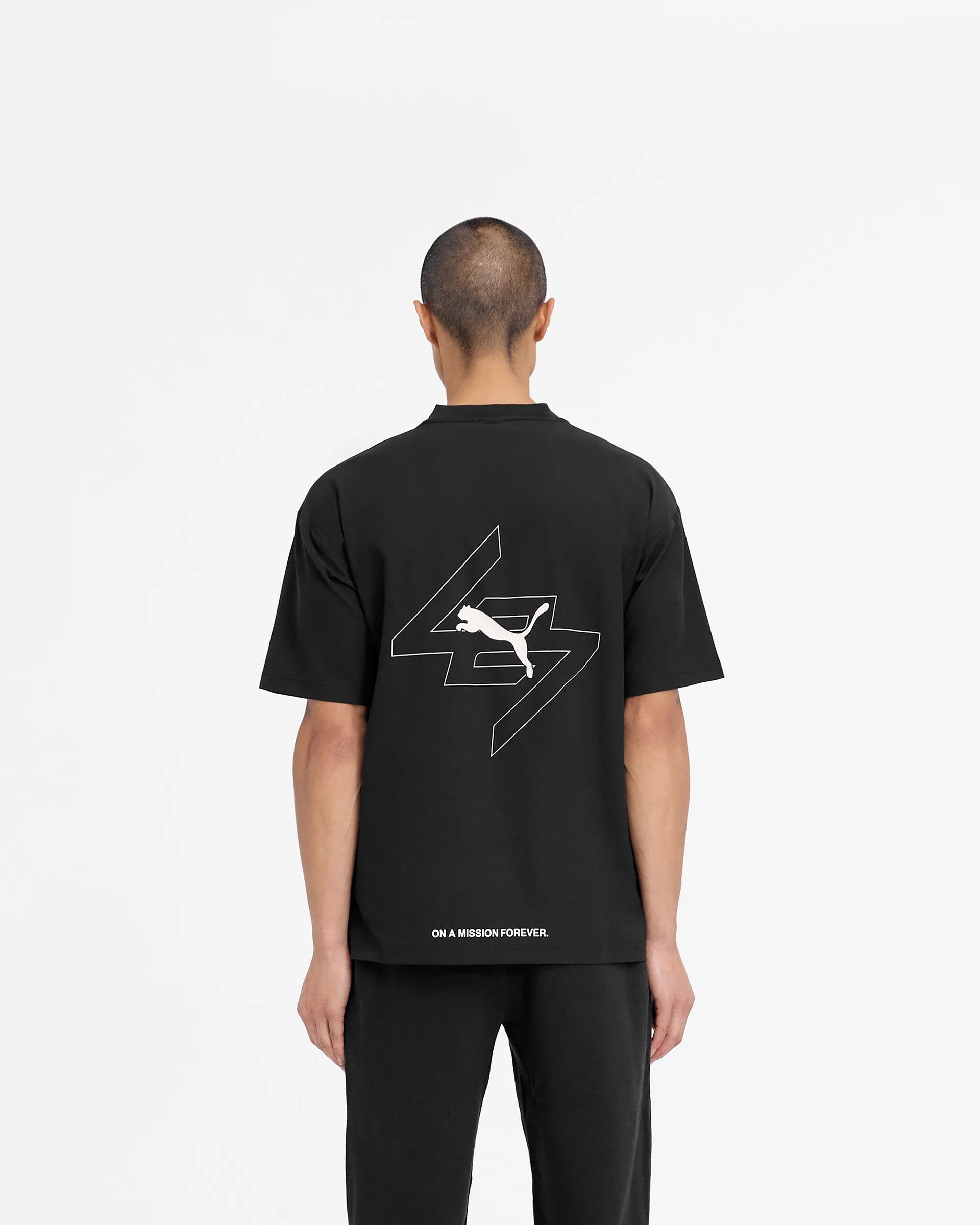 247 X Puma Oversized T-Shirt - Black sold by Represent product image thumbnail 5