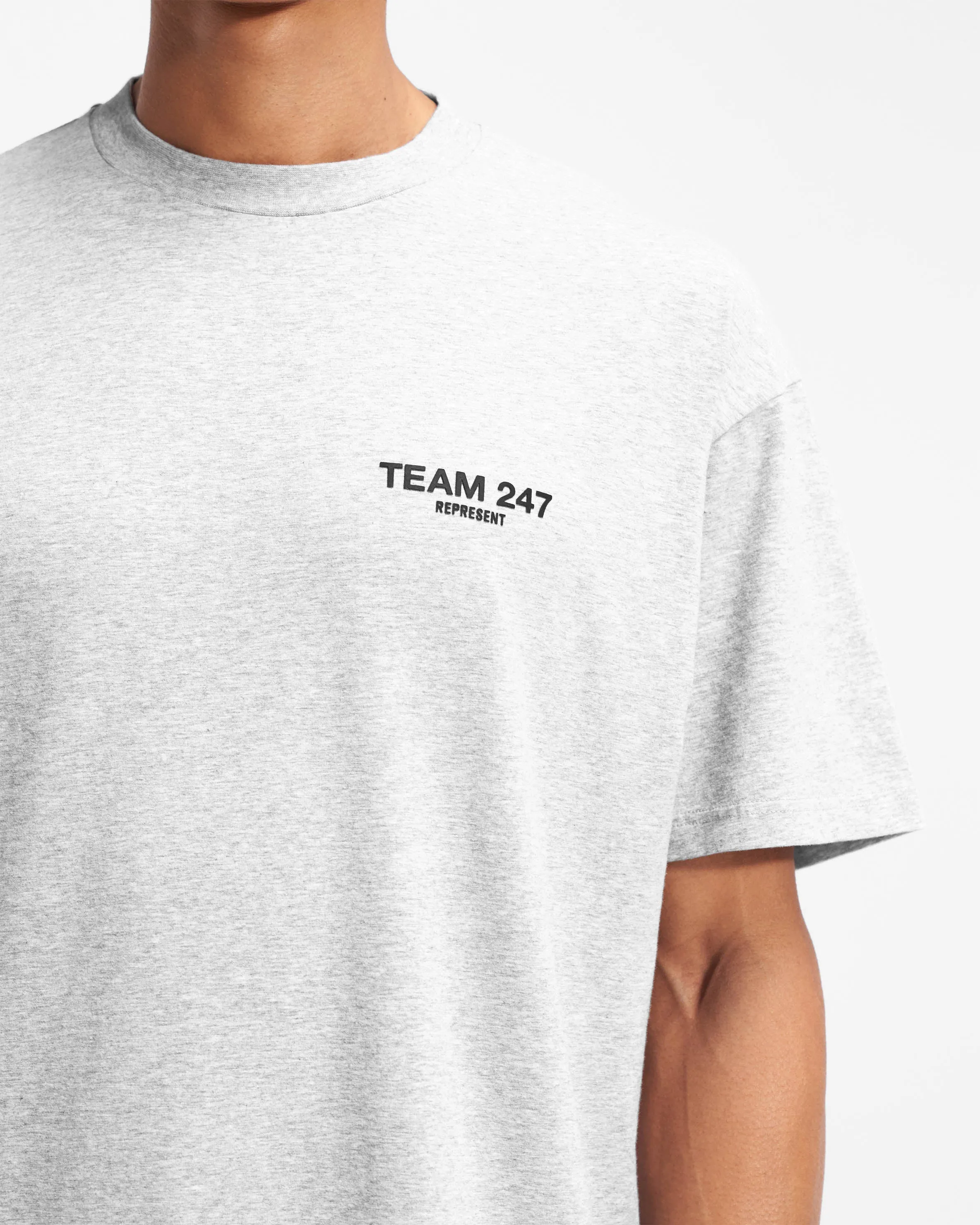 Team 247 Oversized T-Shirt - Ash Grey sold by Represent product image thumbnail 5