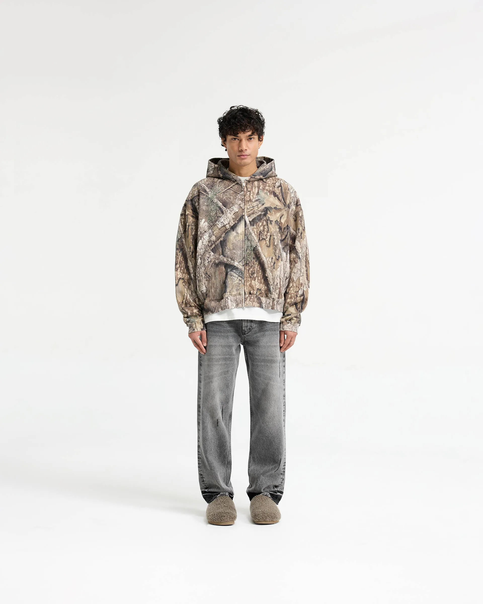 Realtree® Zip Up Camo Boxy Hoodie - Camo sold by Represent product image thumbnail 5