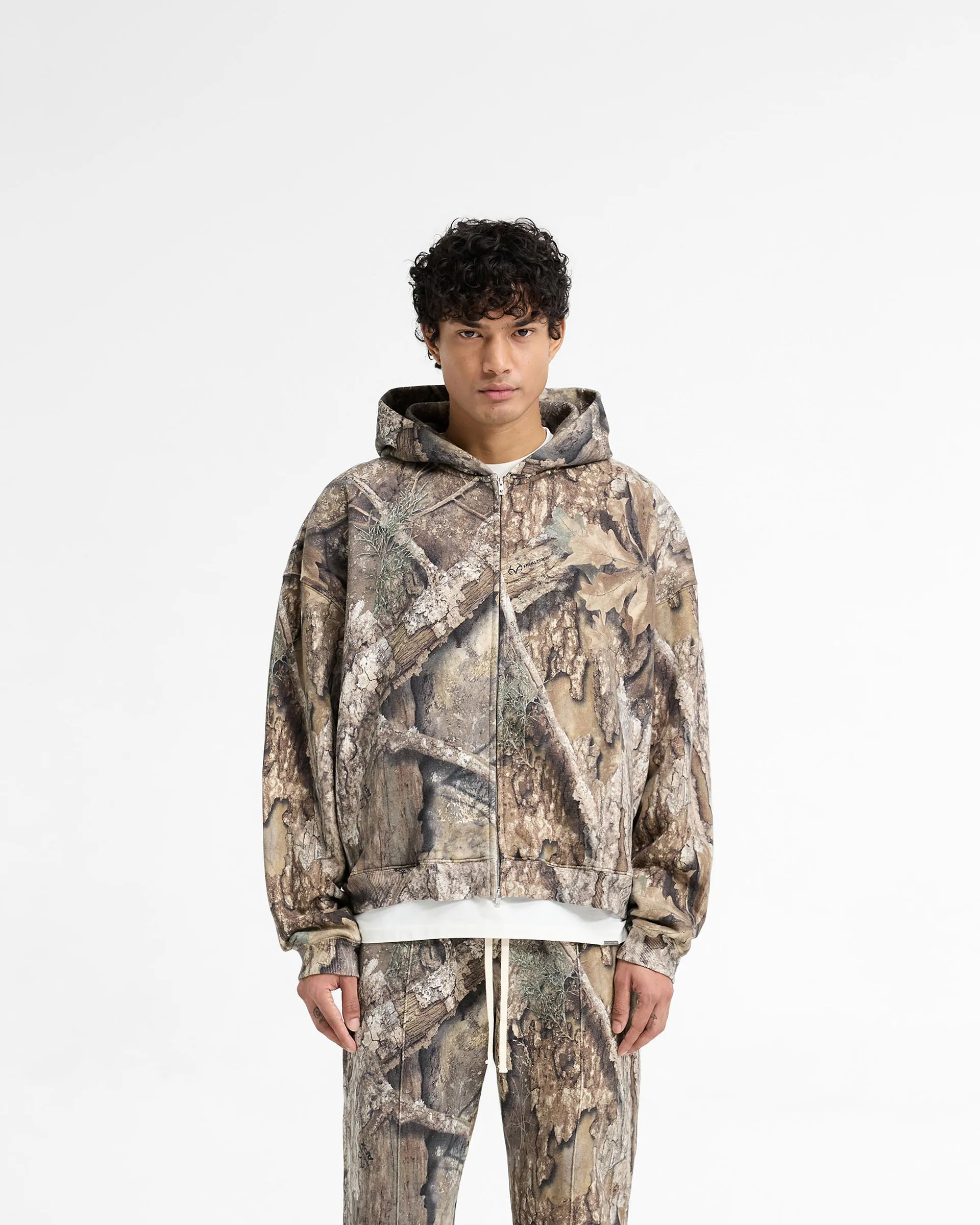 Realtree® Zip Up Camo Boxy Hoodie - Camo sold by Represent product image thumbnail 3