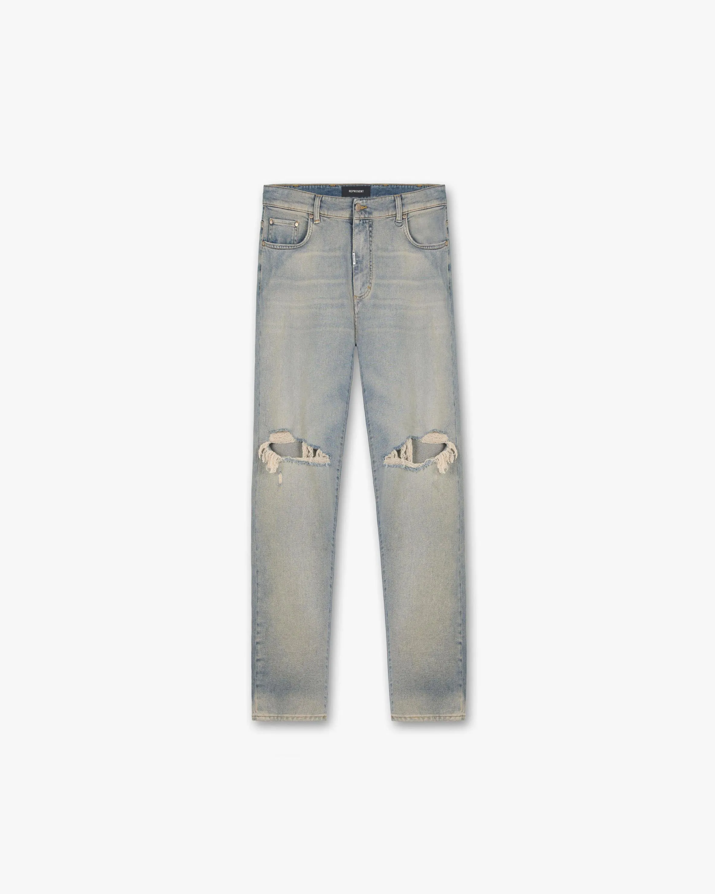 Baggy Destroyer Denim - Worn Blue sold by Represent