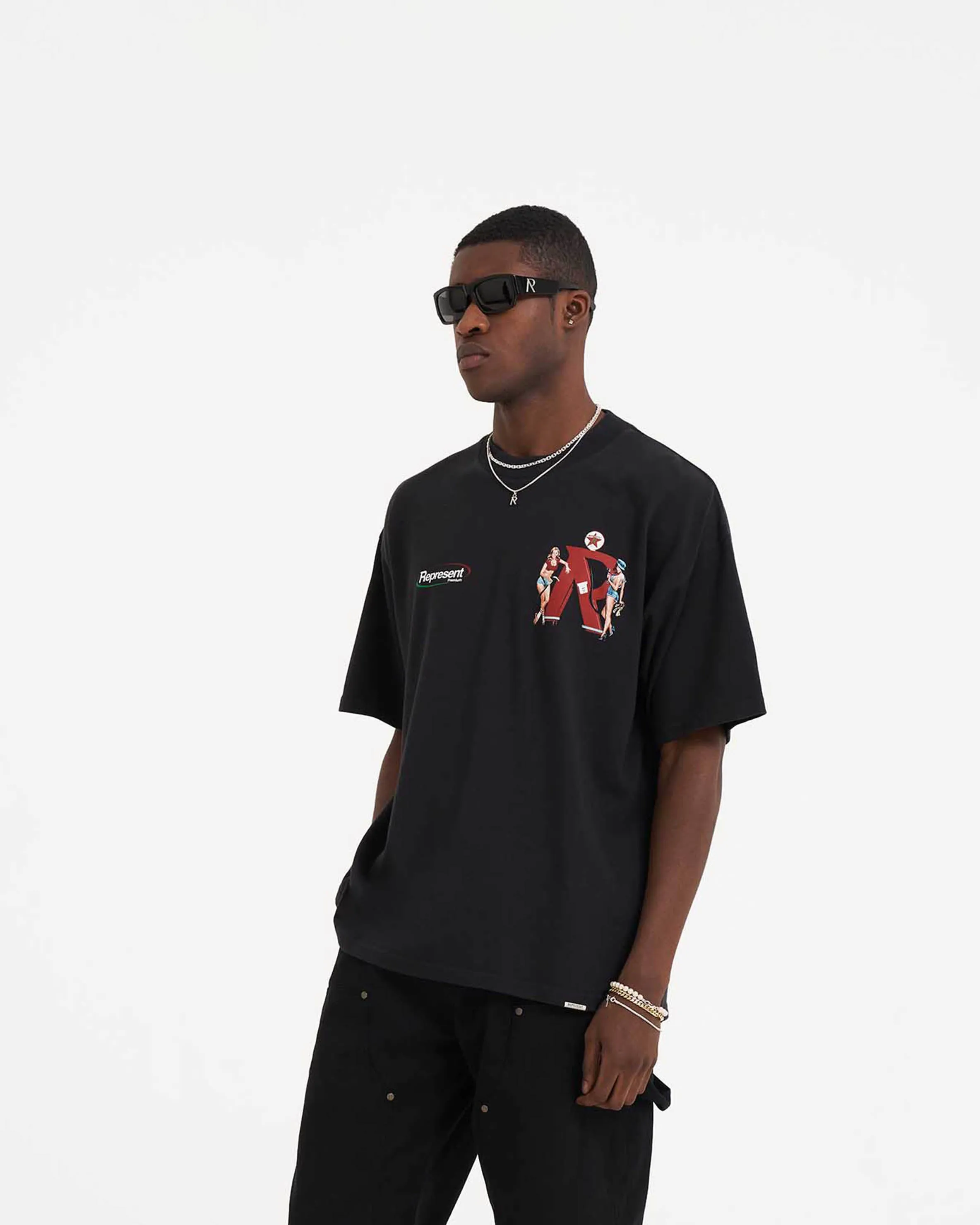 Represent Premium T-Shirt - Off Black sold by Represent product image thumbnail 4