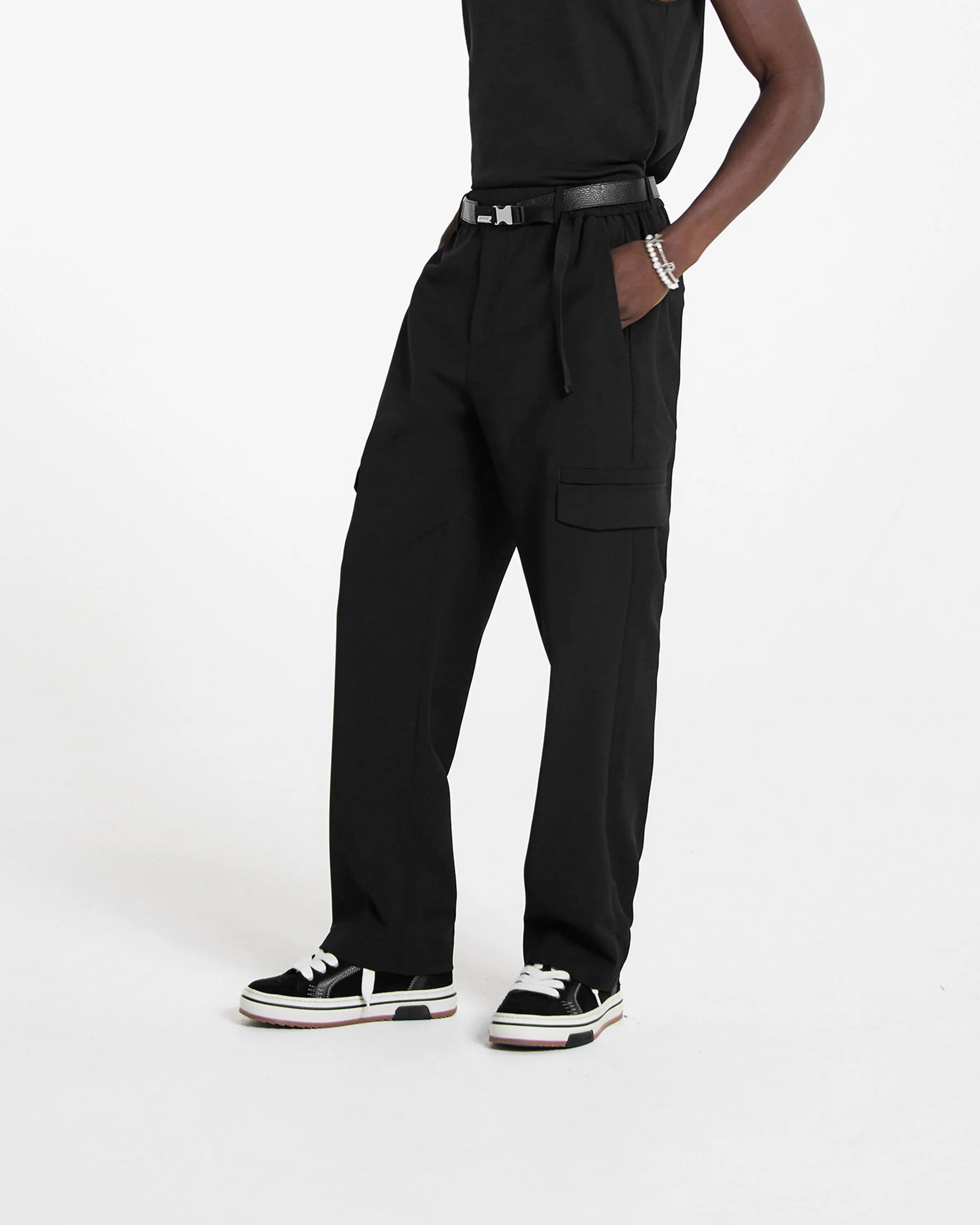 Relaxed Cargo Pant - Black sold by Represent product image thumbnail 3