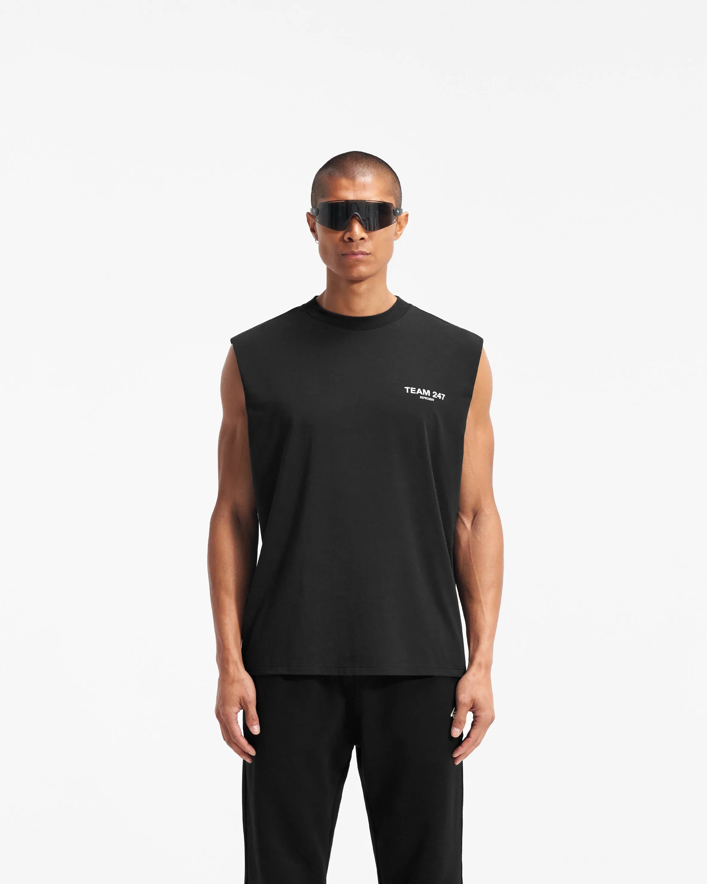 Team 247 Oversized Tank - Black sold by Represent product image thumbnail 3