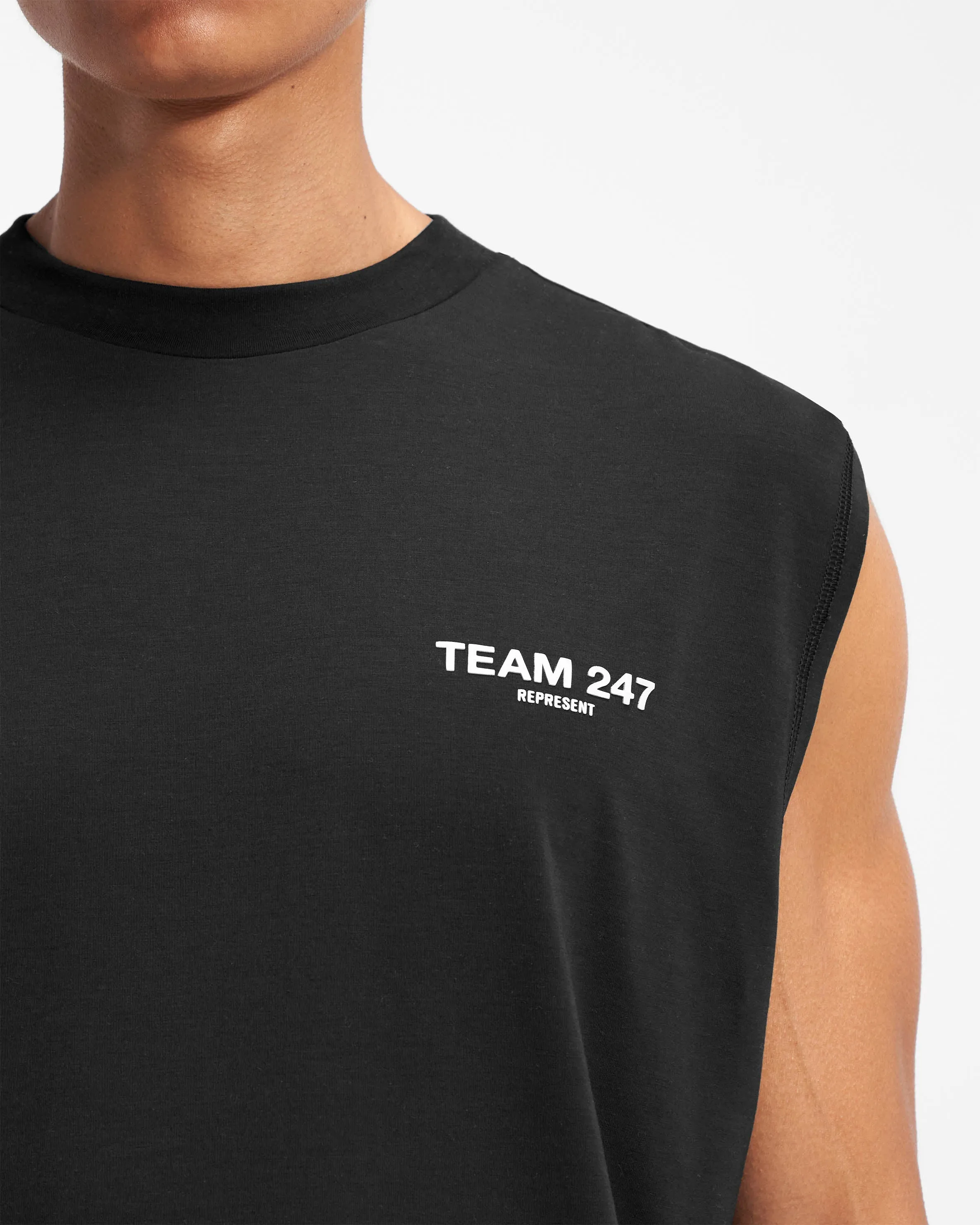 Team 247 Oversized Tank - Black sold by Represent product image thumbnail 5