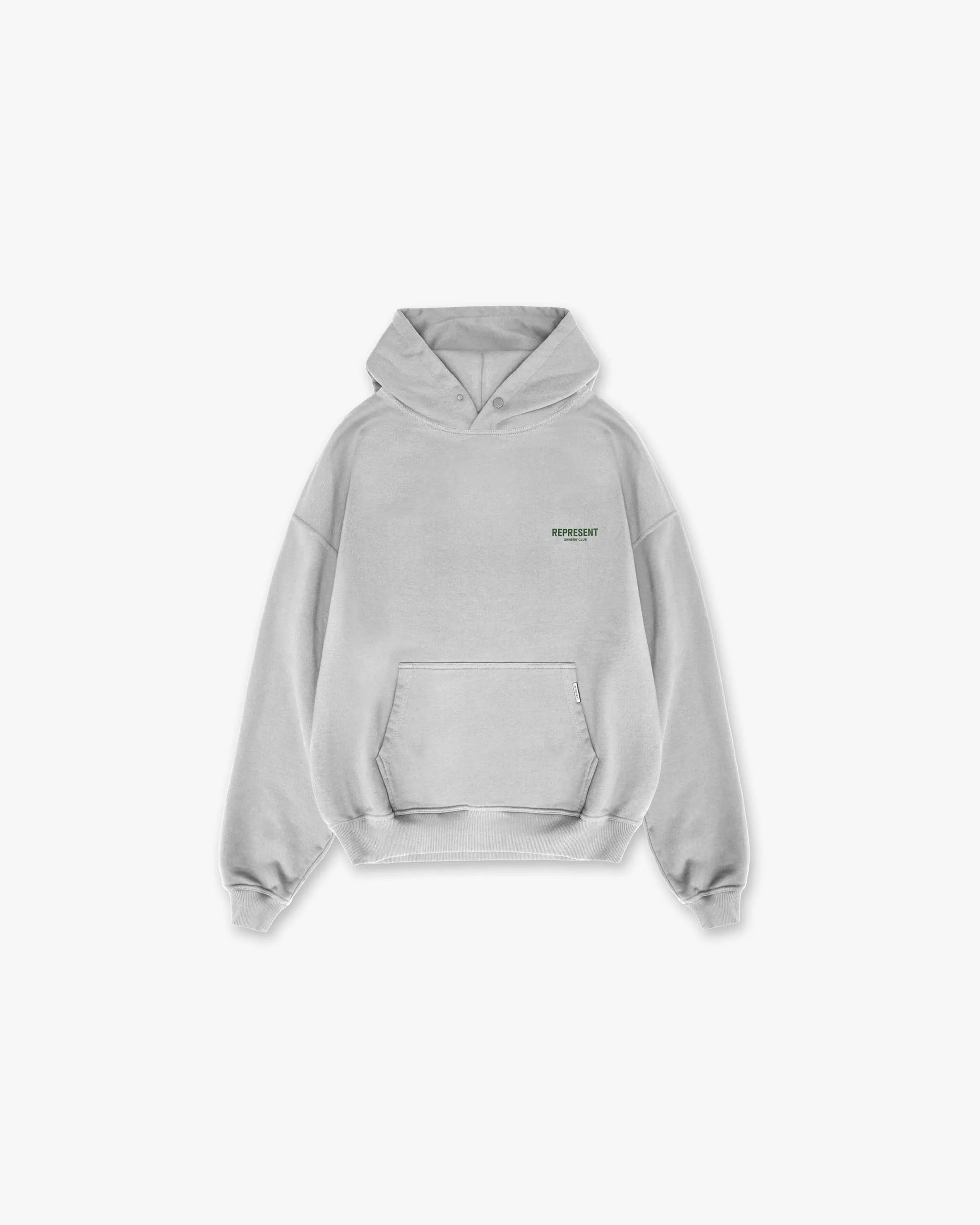 Represent Owners Club Hoodie - Ash Grey/Racing Green sold by Represent product image thumbnail 2