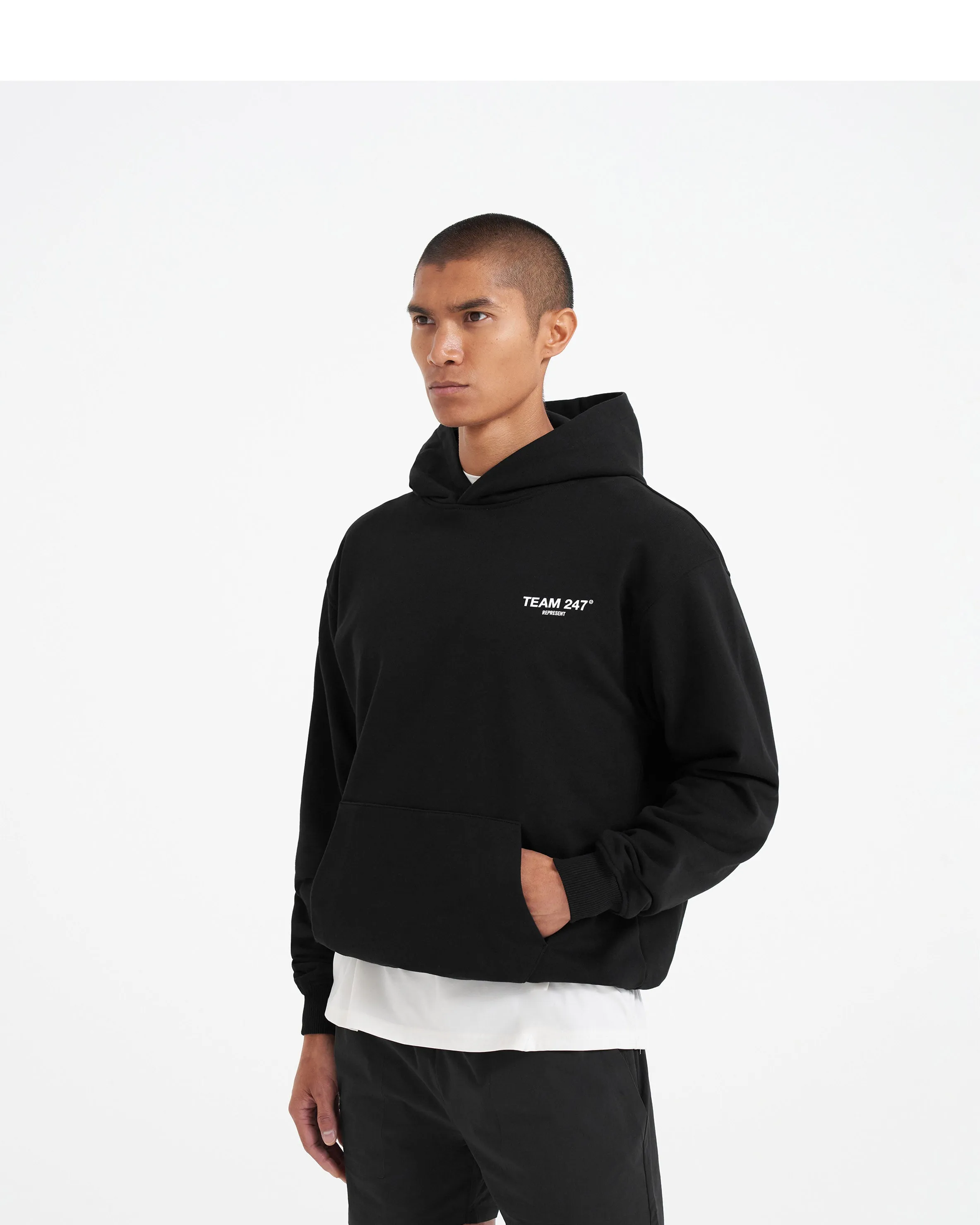 Team 247 Hoodie - Black sold by Represent product image thumbnail 4