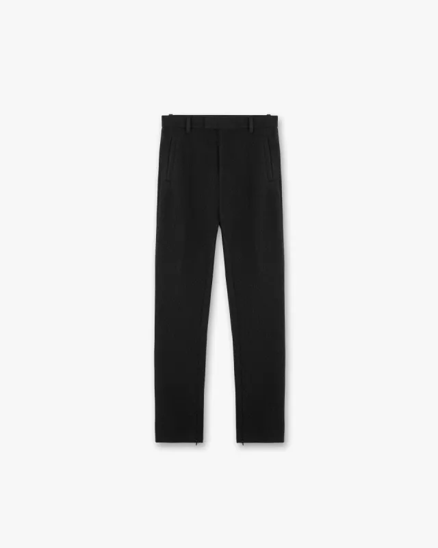 Textured Wool Tailored Pant - Black sold by Represent