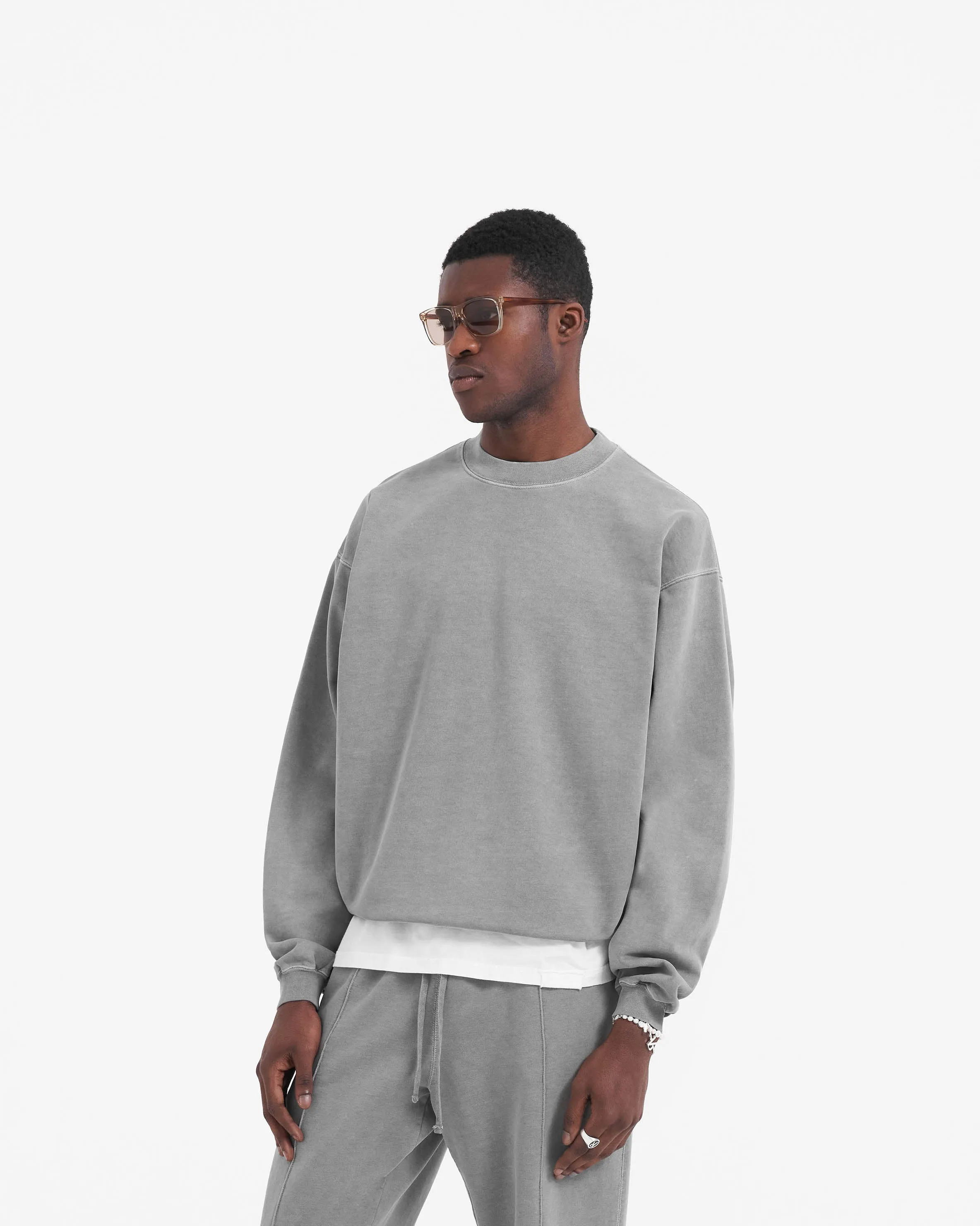 Initial Sweater - Ultimate Grey sold by Represent product image thumbnail 2