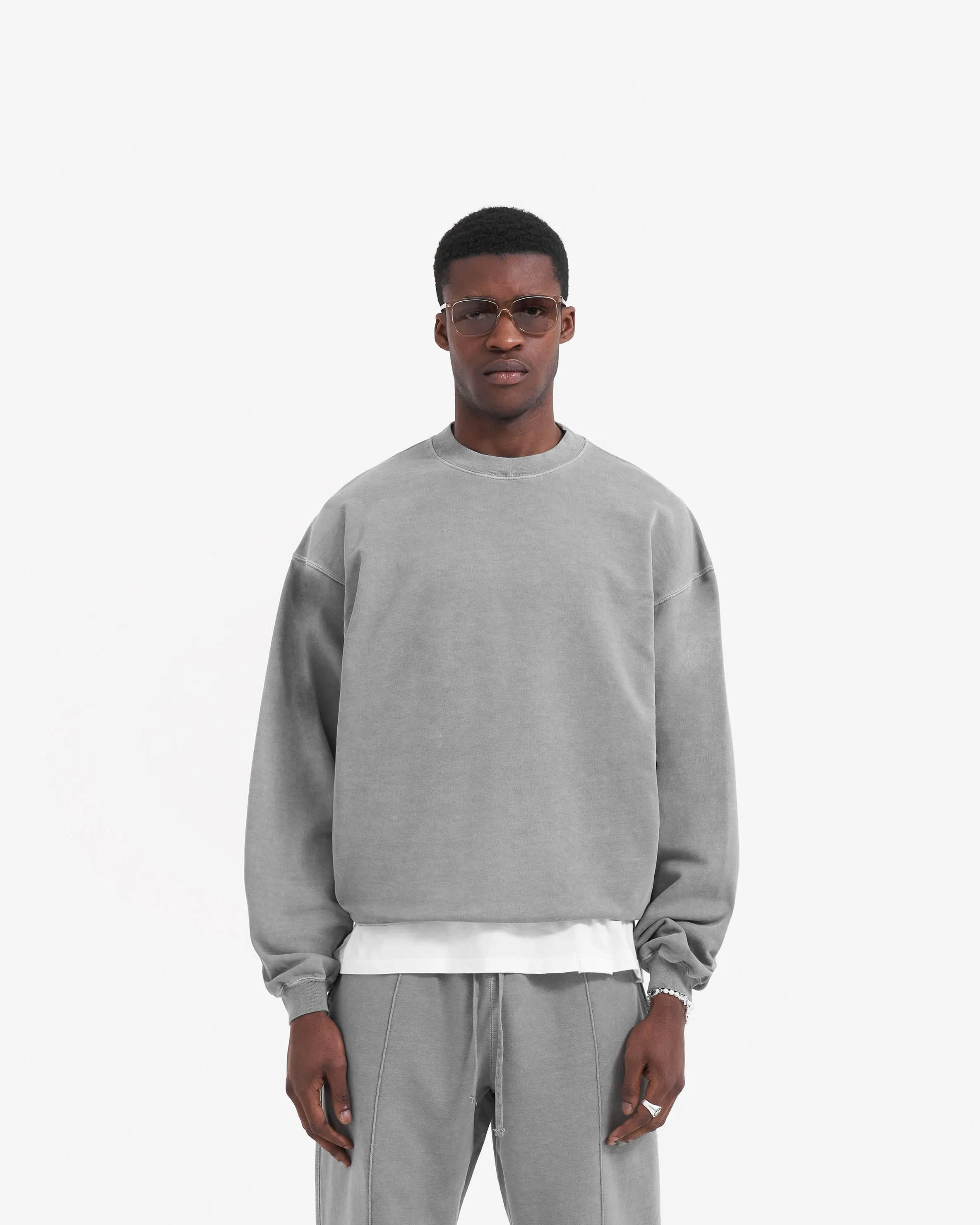 Initial Sweater - Ultimate Grey sold by Represent product image thumbnail 3