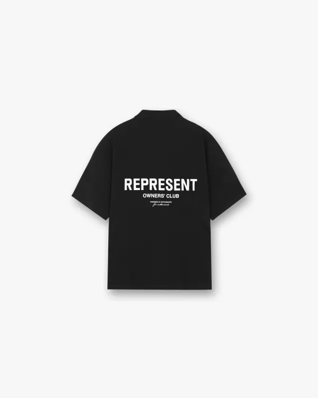 Represent Owners Club Polo Shirt - Black sold by Represent