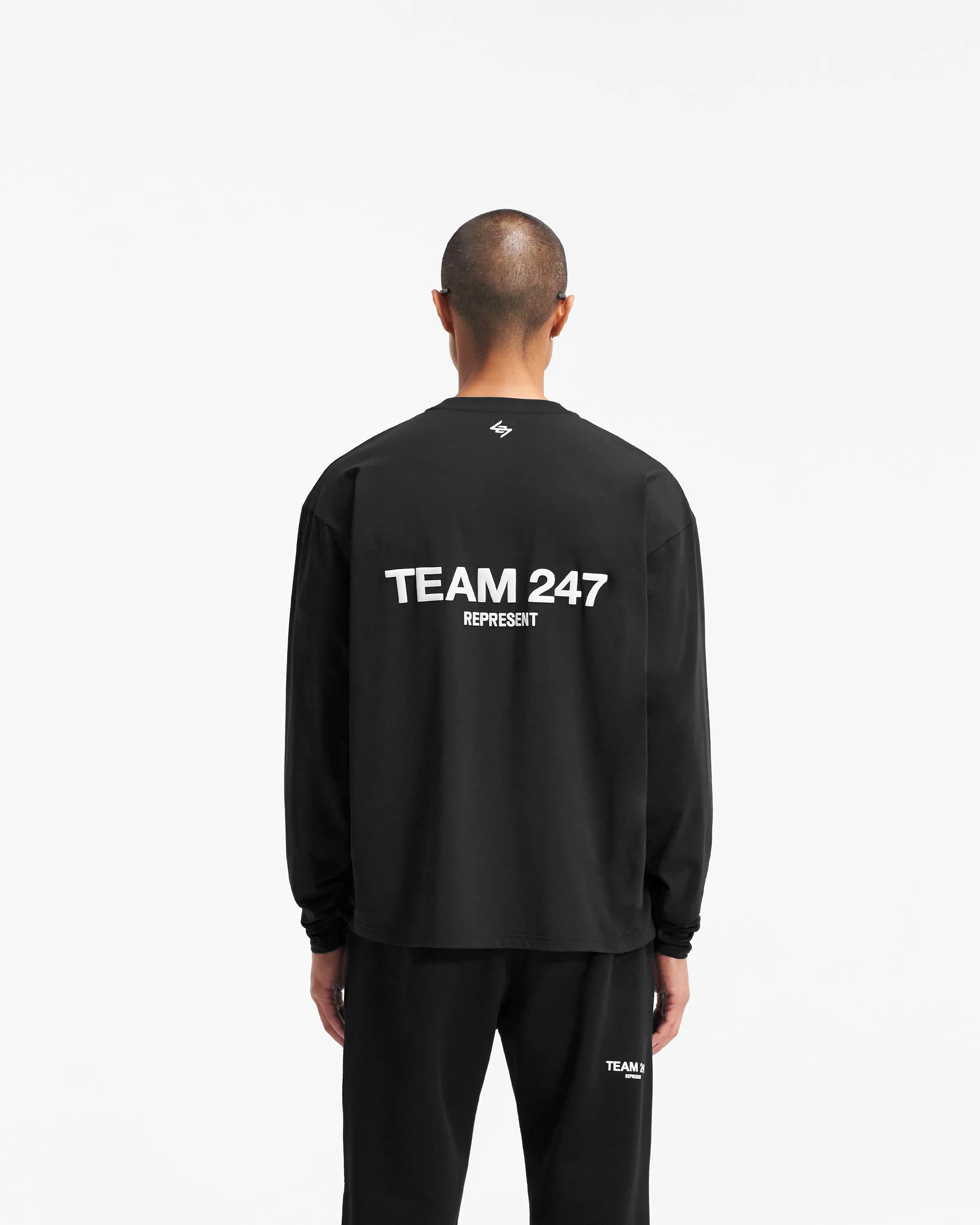 Team 247 Long Sleeve T-Shirt - Black sold by Represent product image thumbnail 4