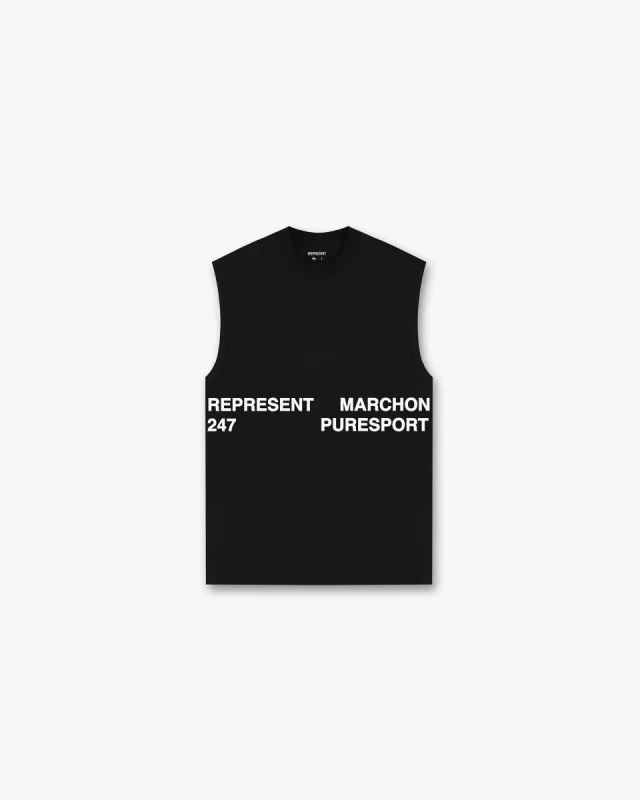 247 Marchon Puresport Tank - Black sold by Represent