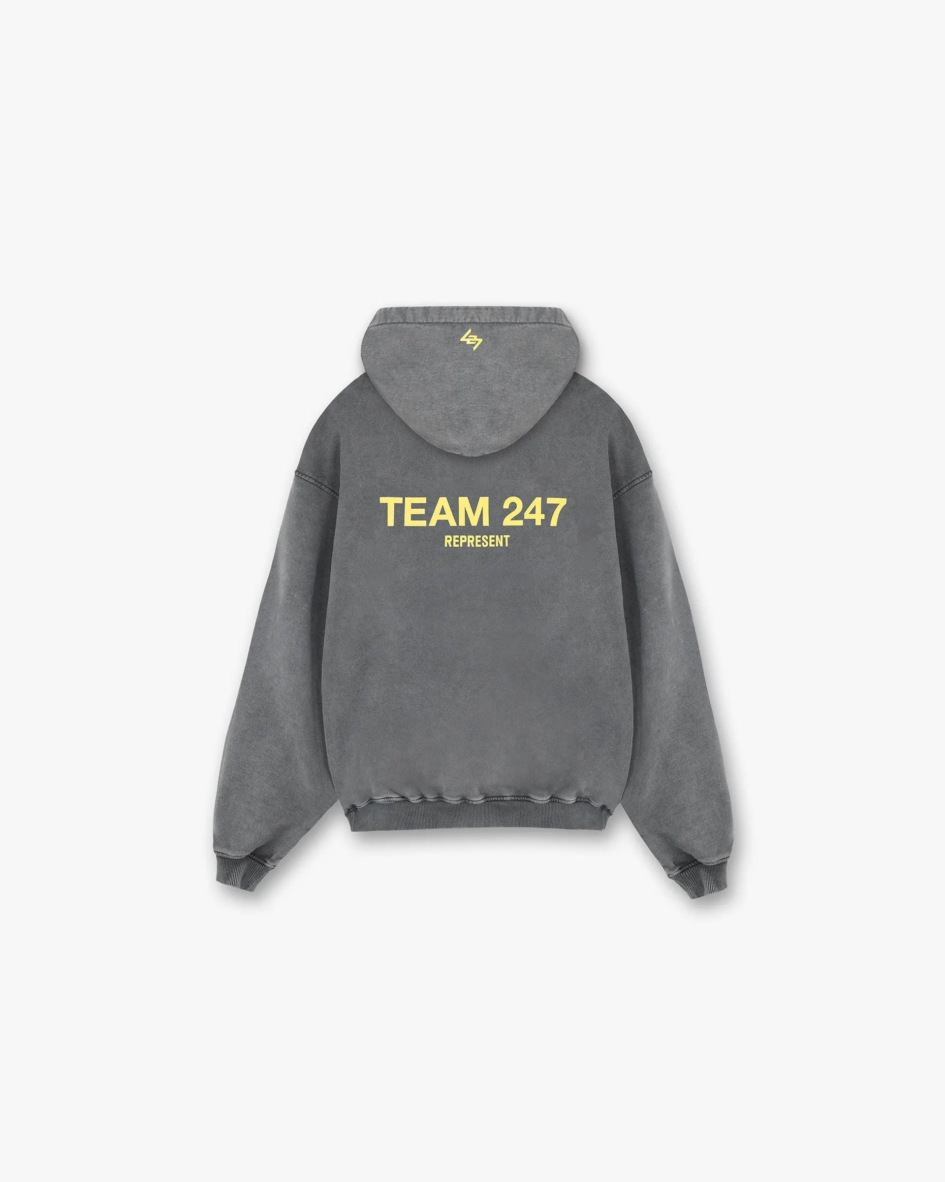 Team 247 Oversized Hoodie - Pewter Lemon sold by Represent product image thumbnail 2