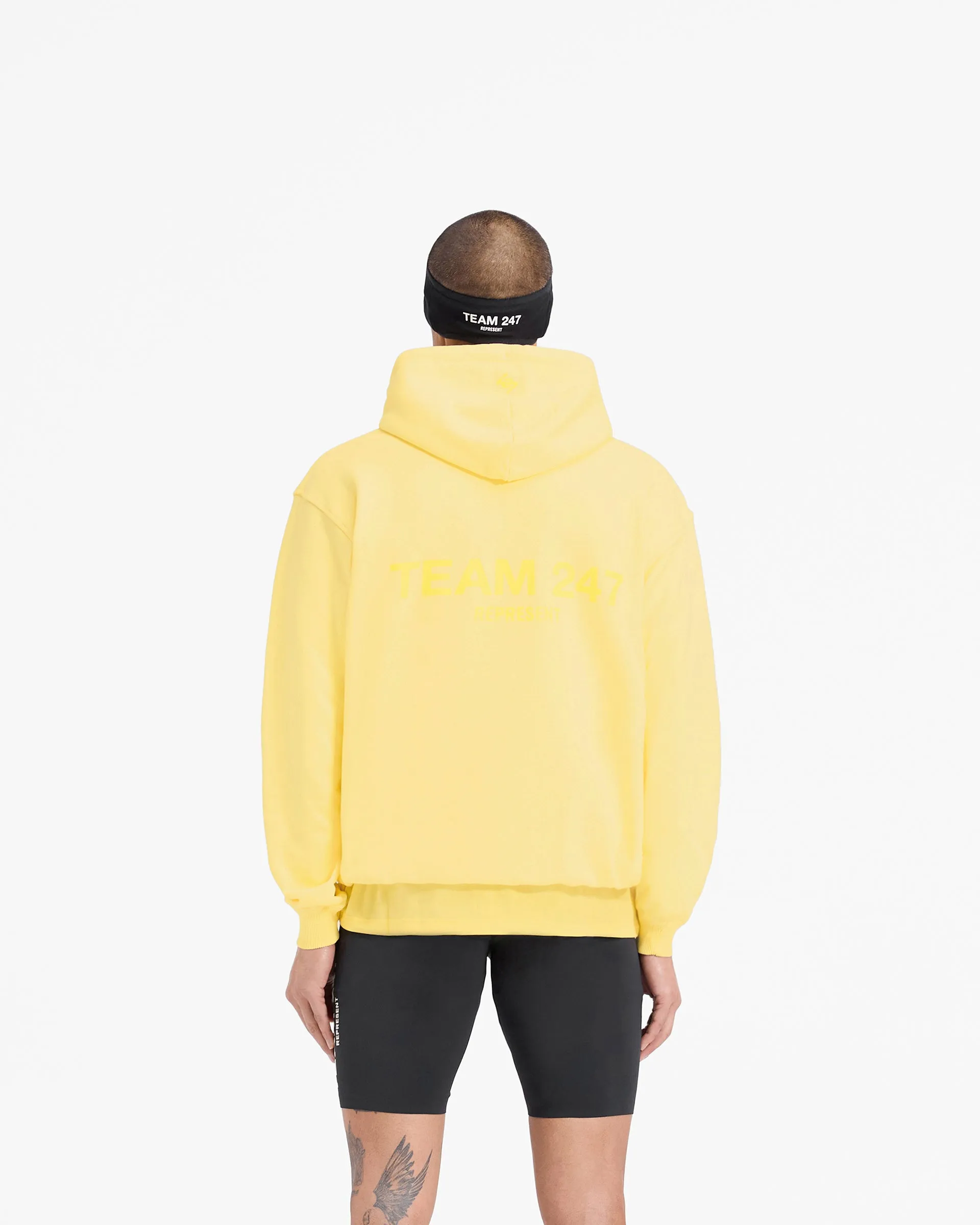 Team 247 Oversized Hoodie - Lemon sold by Represent product image thumbnail 5