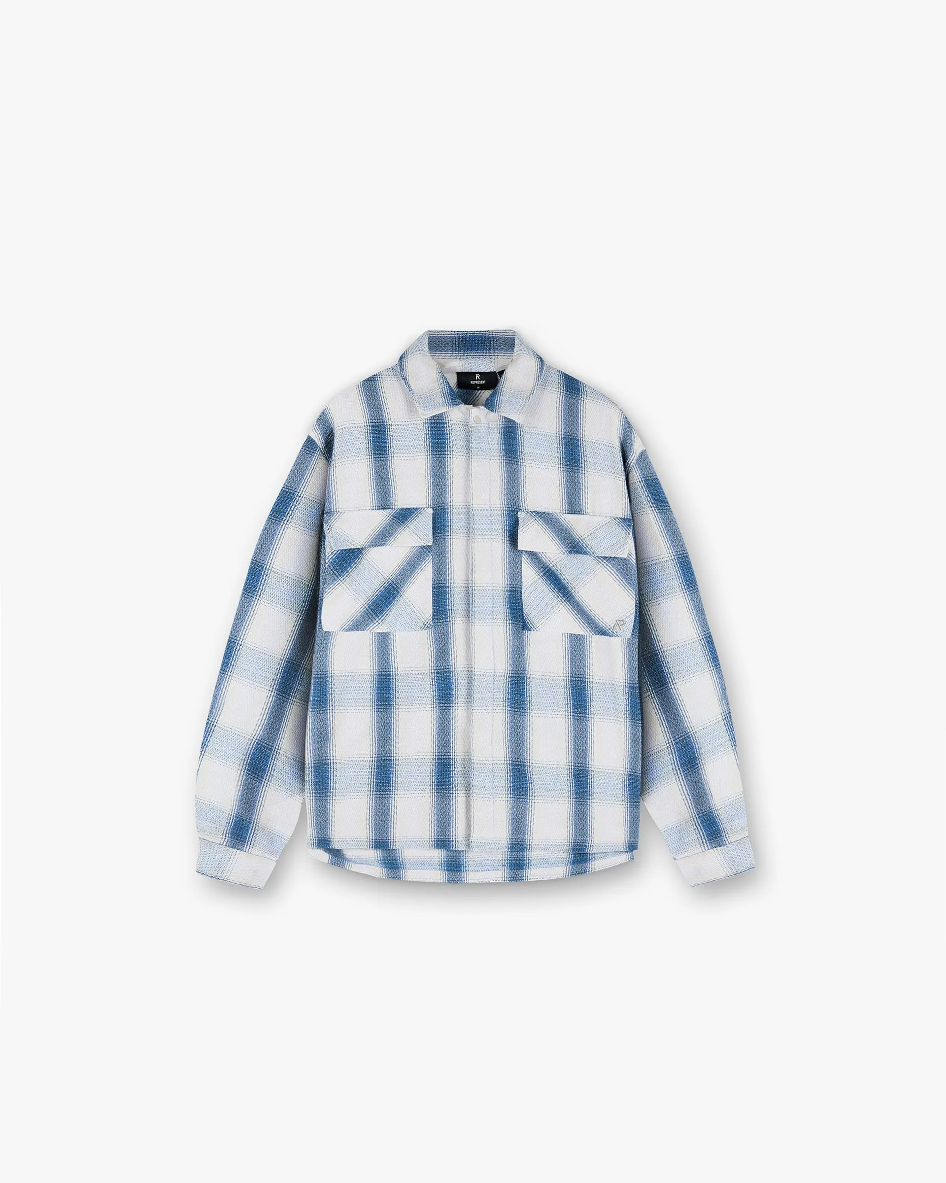 Season Flannel Shirt - Mid Blue sold by Represent